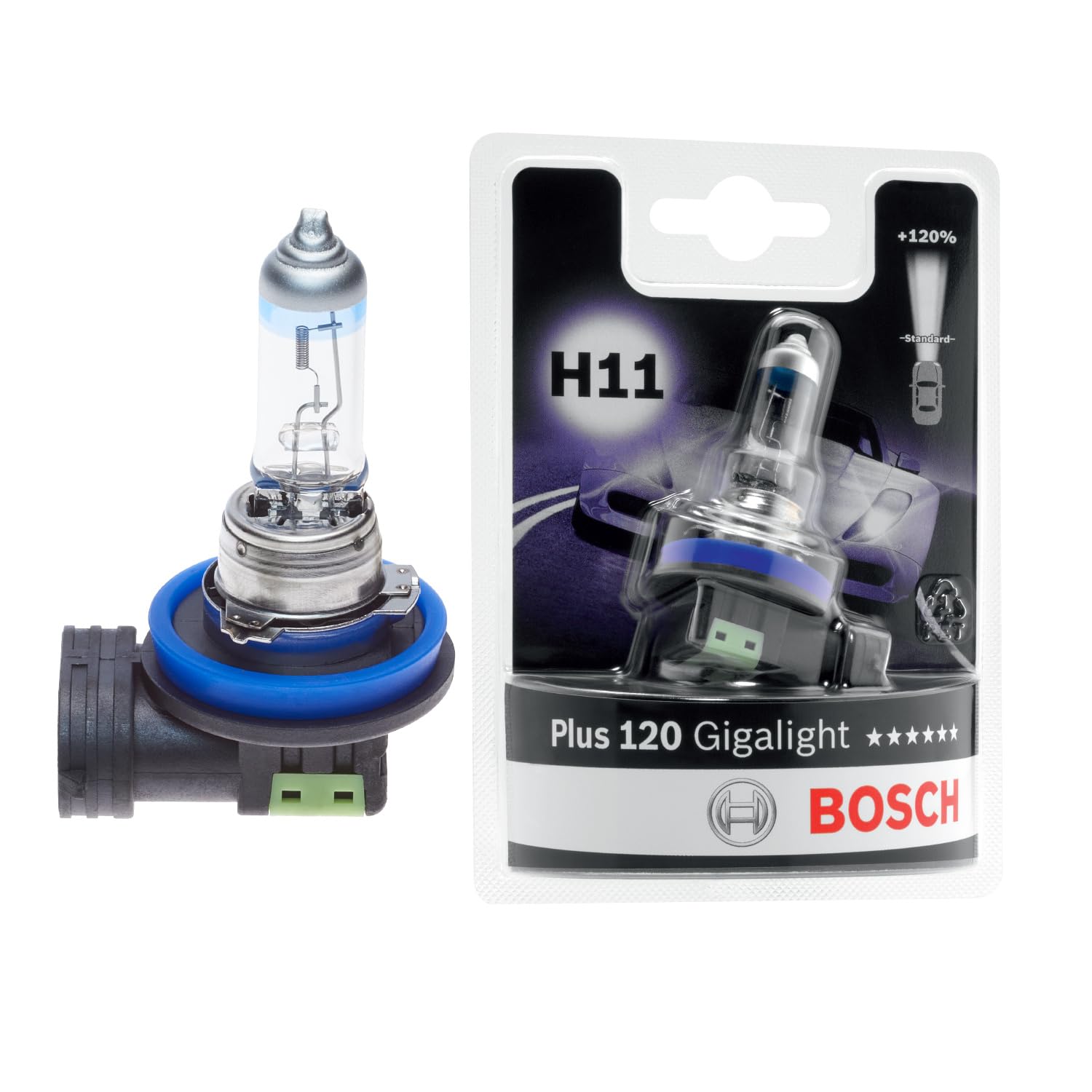 Bosch Lampadine e illuminazione 1987301339 lampadina H11 Pure Light 1 pezzo