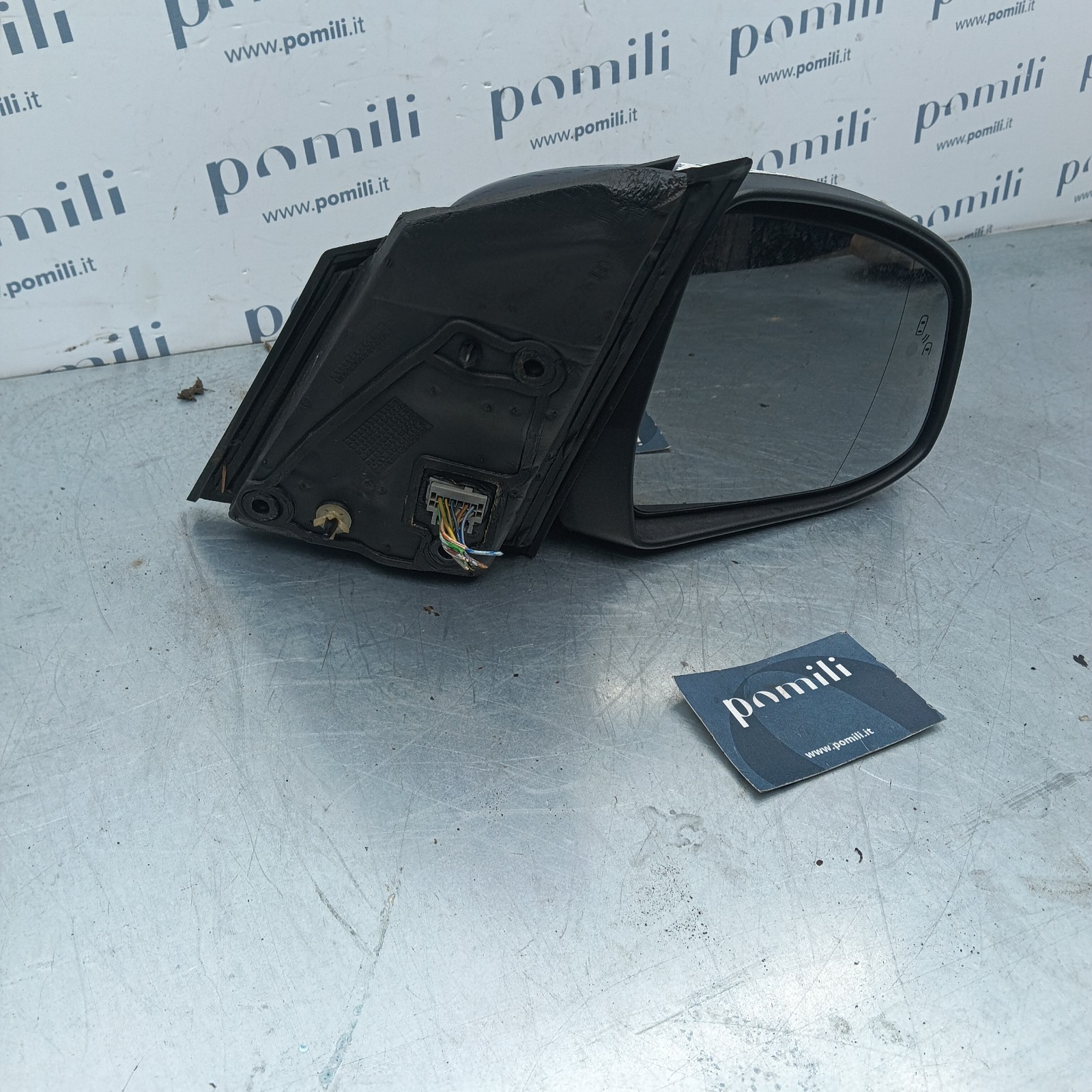 Pomili Cristalli Ford Focus 024550 specchio retrovisore destro 12 pin usato