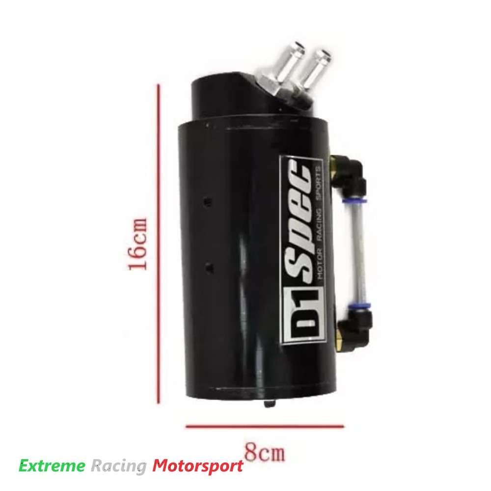 Xtreme Racing RVO D1 Spec serbatoio recupero vapori olio nero
