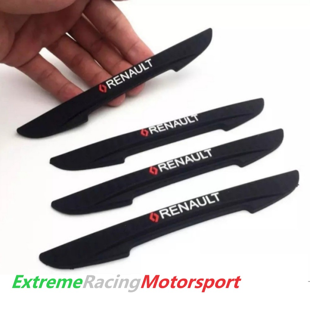 Xtreme Racing Decorazioni Auto e Adesivi Protezione sportelli antiurto 4 pezzi gomma nera