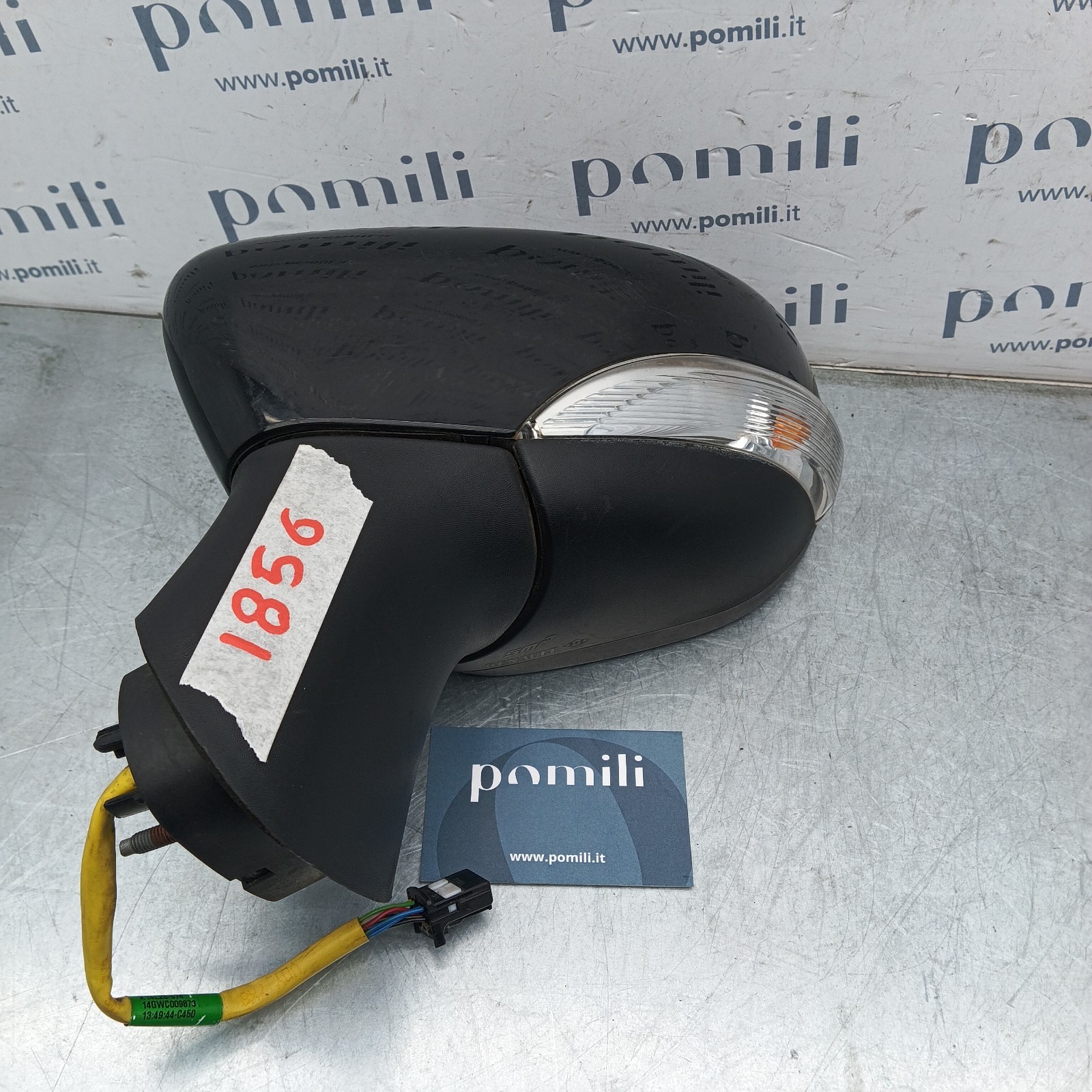 Pomili Cristalli Specchietto retrovisore Clio IV sinistro 9 pin con indicatore