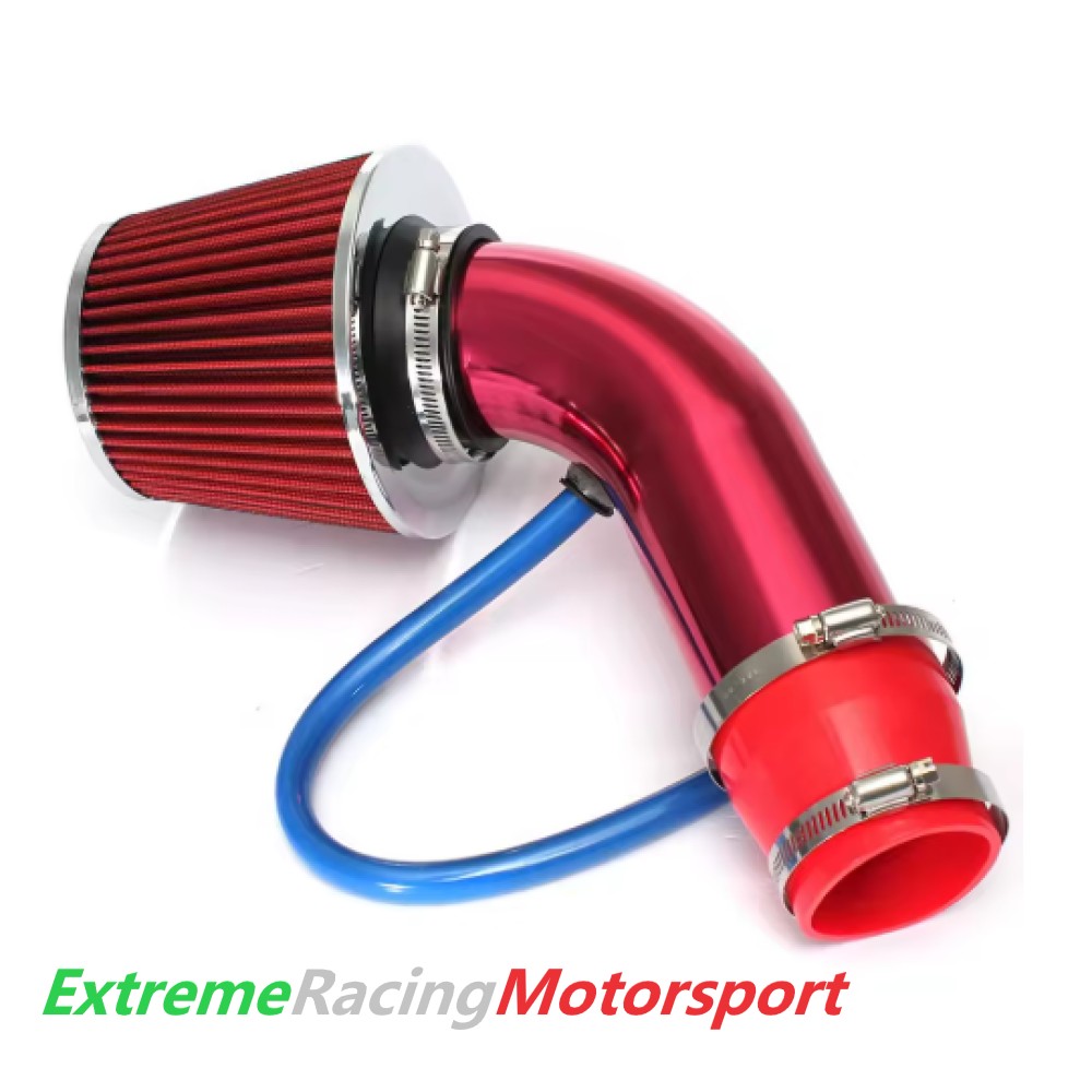 Xtreme Racing Filtri Aria Kit Filtro Aria Aspirazione Diretta Rosso filtro cono 76 mm
