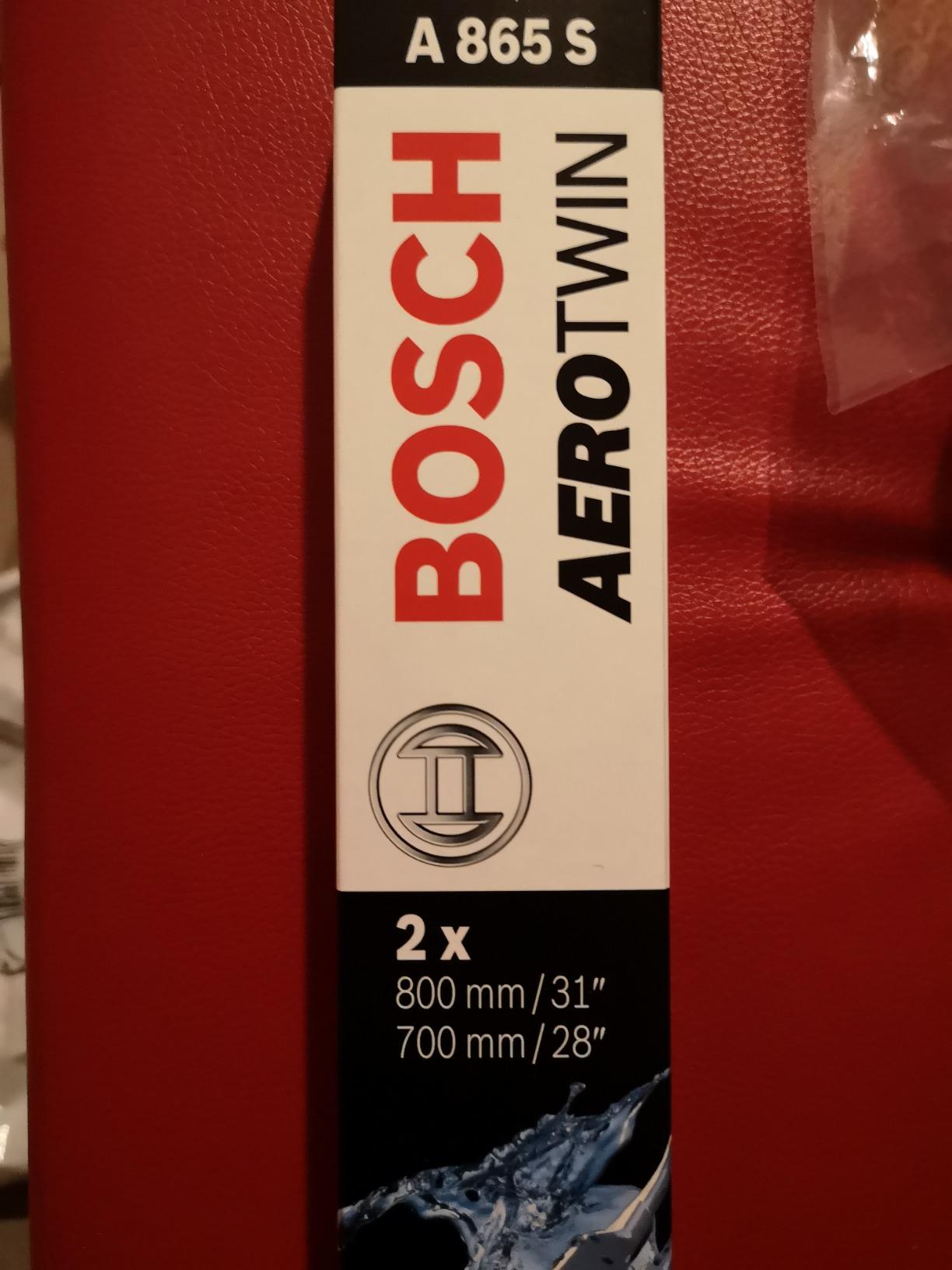 Bosch Spazzole tergicristallo 3397007865 anteriori 800/700 mm, set 2