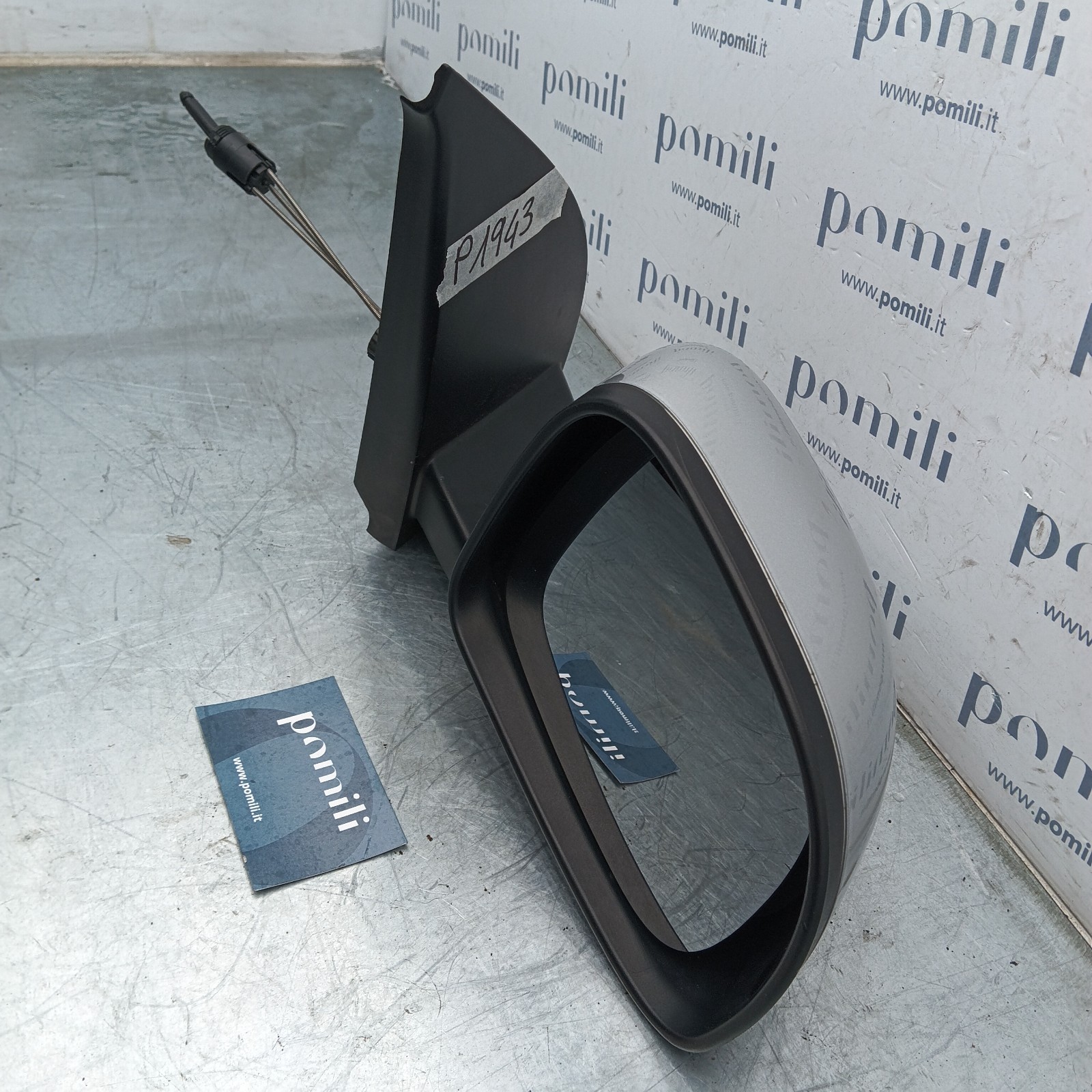 Pomili Cristalli Specchietto retrovisore manuale destro Fiat Panda 169 (2003-2012) 01704811600 usato