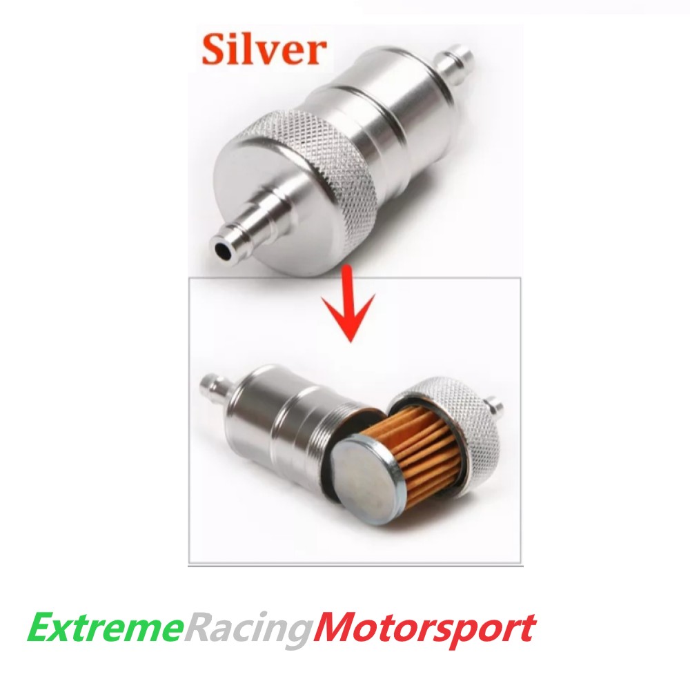 Xtreme Racing Filtri Olio e Carburante Filtro carburante cromato 6 mm