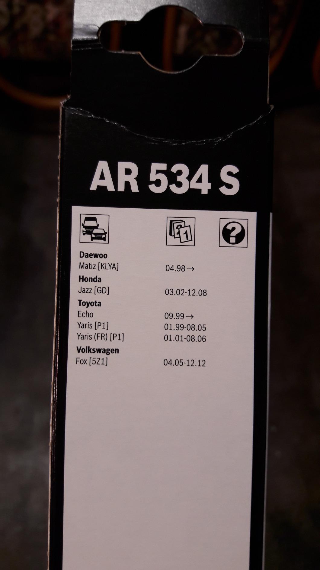 Bosch Spazzole tergicristallo 3397007503 AeroTwin anteriori 530/380 mm