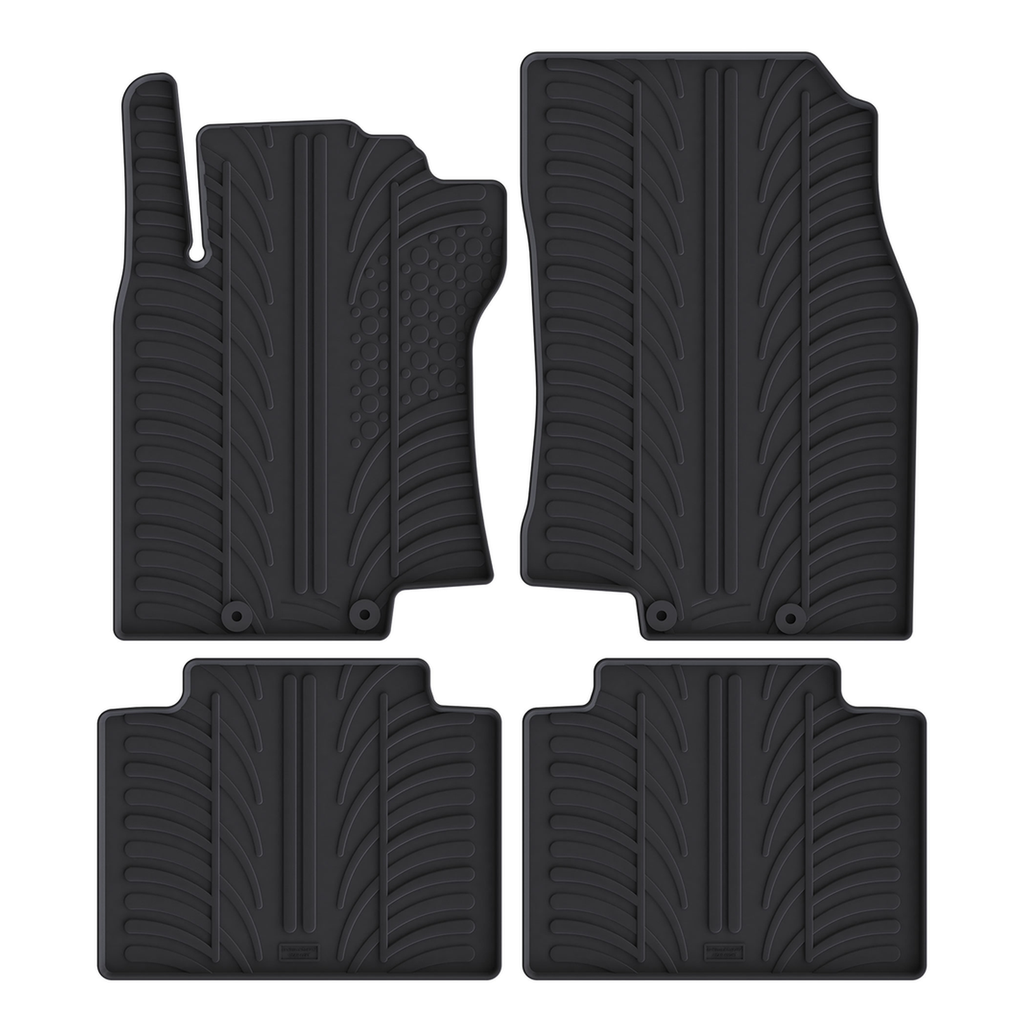 Travall Car Mats Nissan X-Trail (2014-2022) tappetini in gomma sagomati