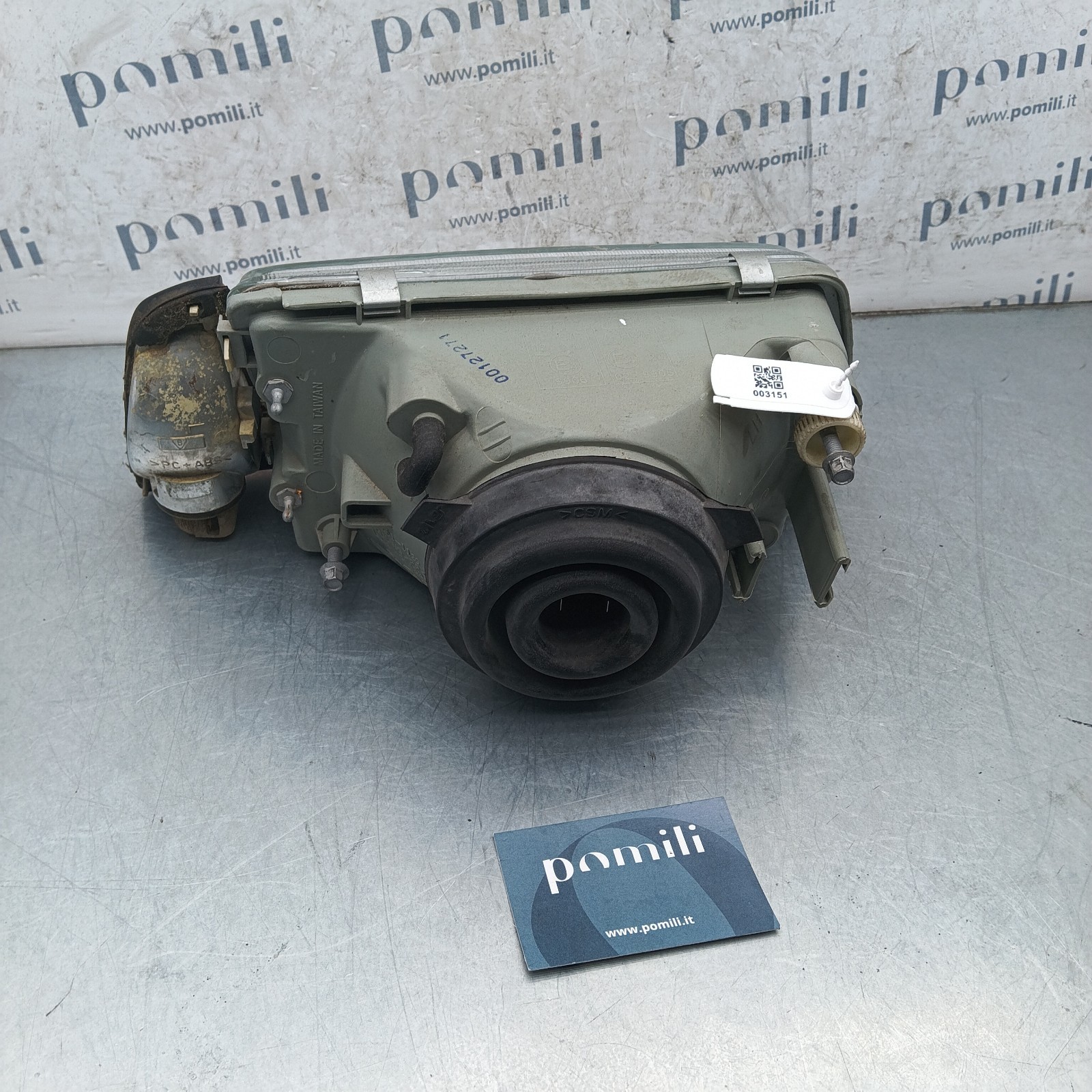 Pomili Fanaleria Fiat 500 Faro anteriore sinistro con freccia 1992-1999 661-1129L