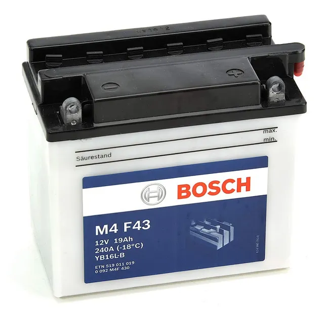 Bosch HCP Batterie 0092M4F430 batteria moto avviamento