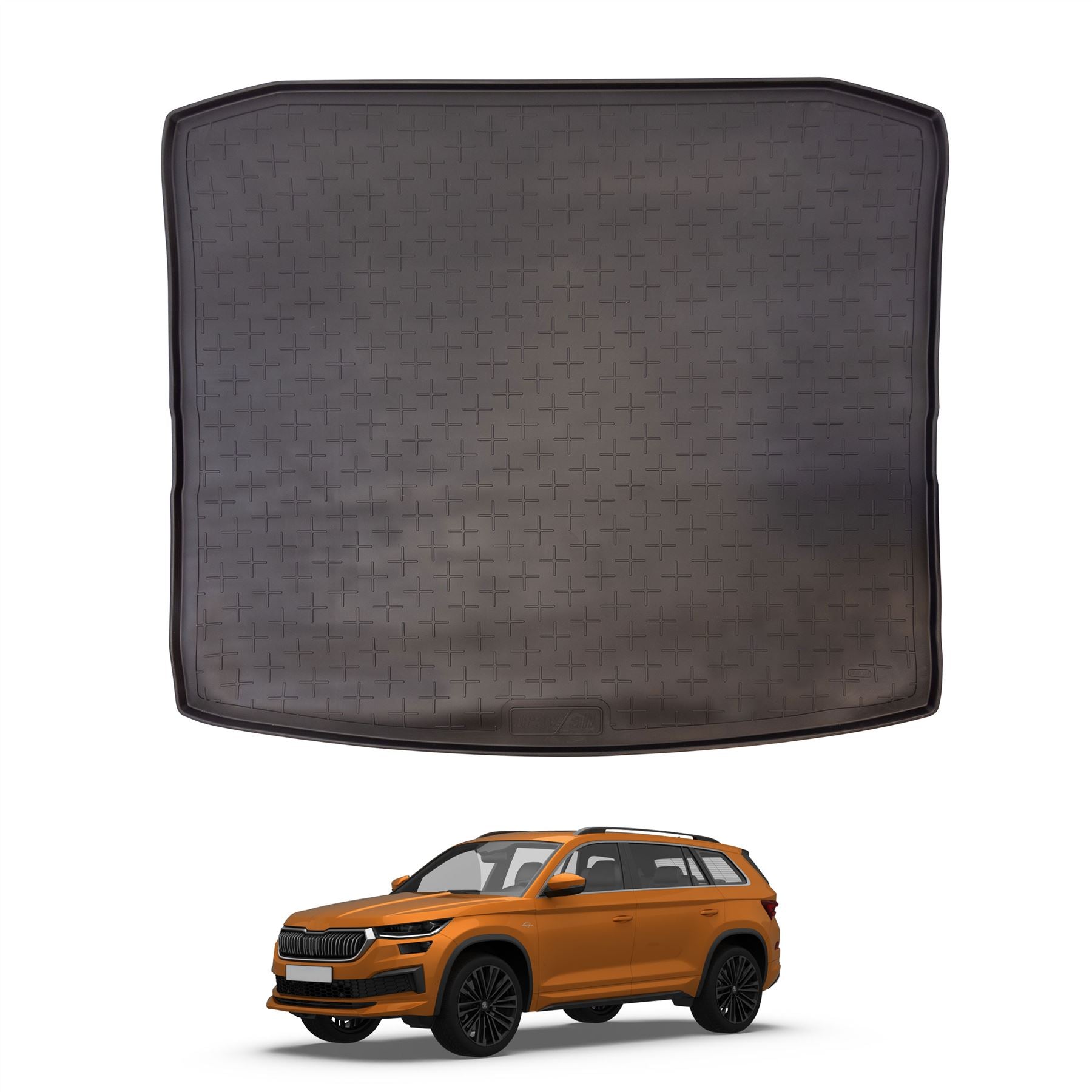 Travall Trunk Liners Skoda Kodiaq Rubber Boot Liner tappetino bagagliaio gomma