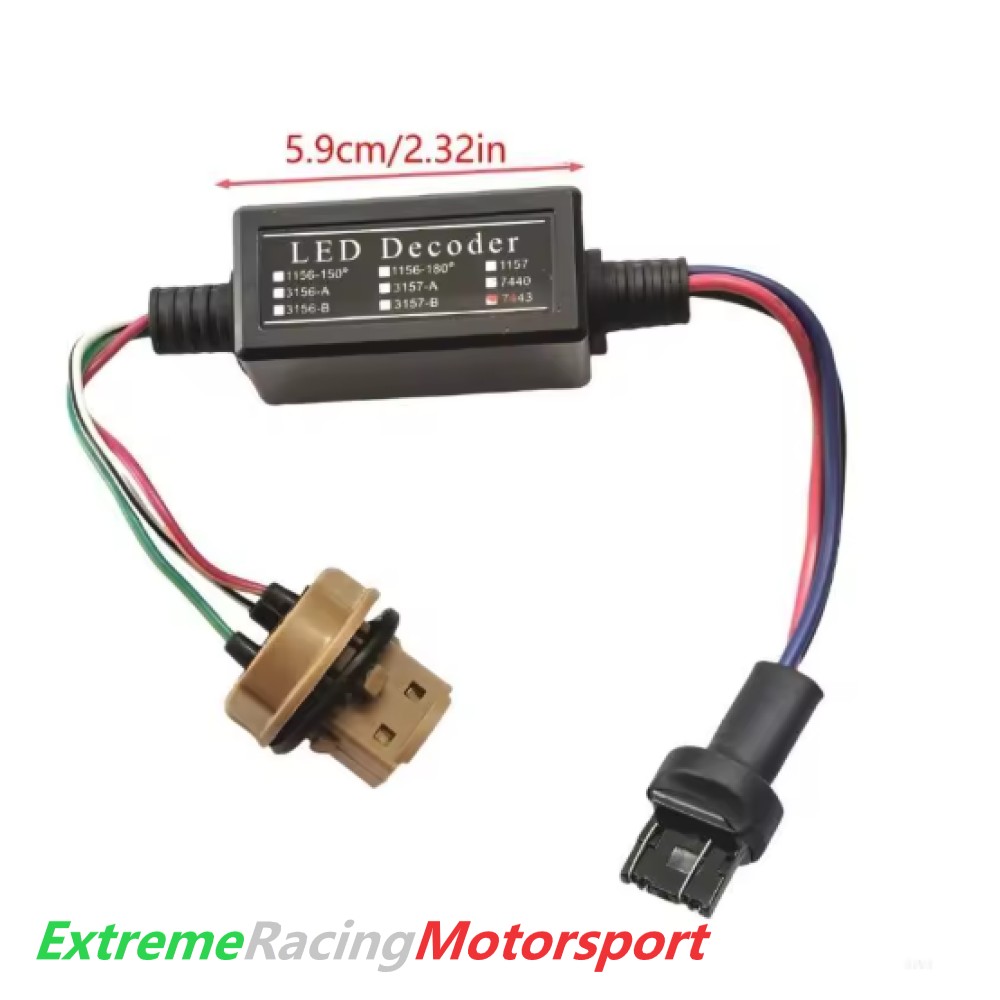 Xtreme Racing Accessori per Illuminazione LED Decoder ERM T20 7443 21/5W coppia plug & play