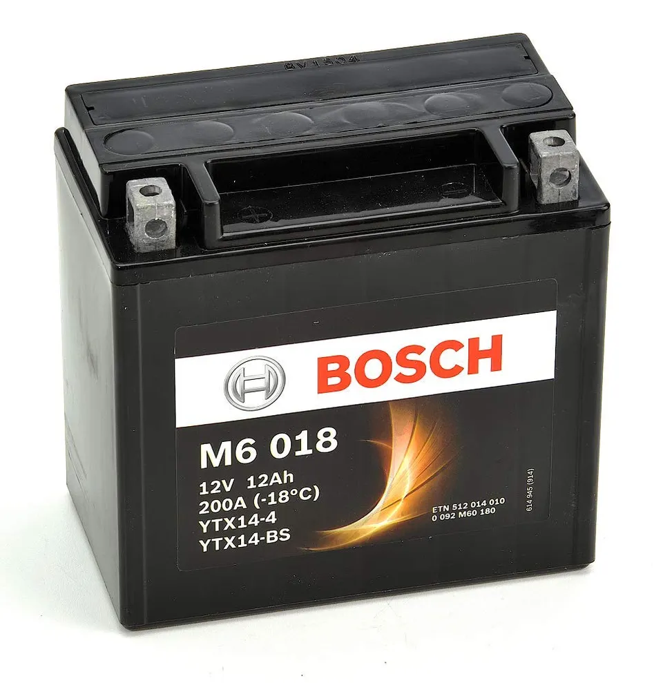 Bosch HCP Batterie 512014010 YTX14-BS batteria moto 12 V 12 Ah AGM