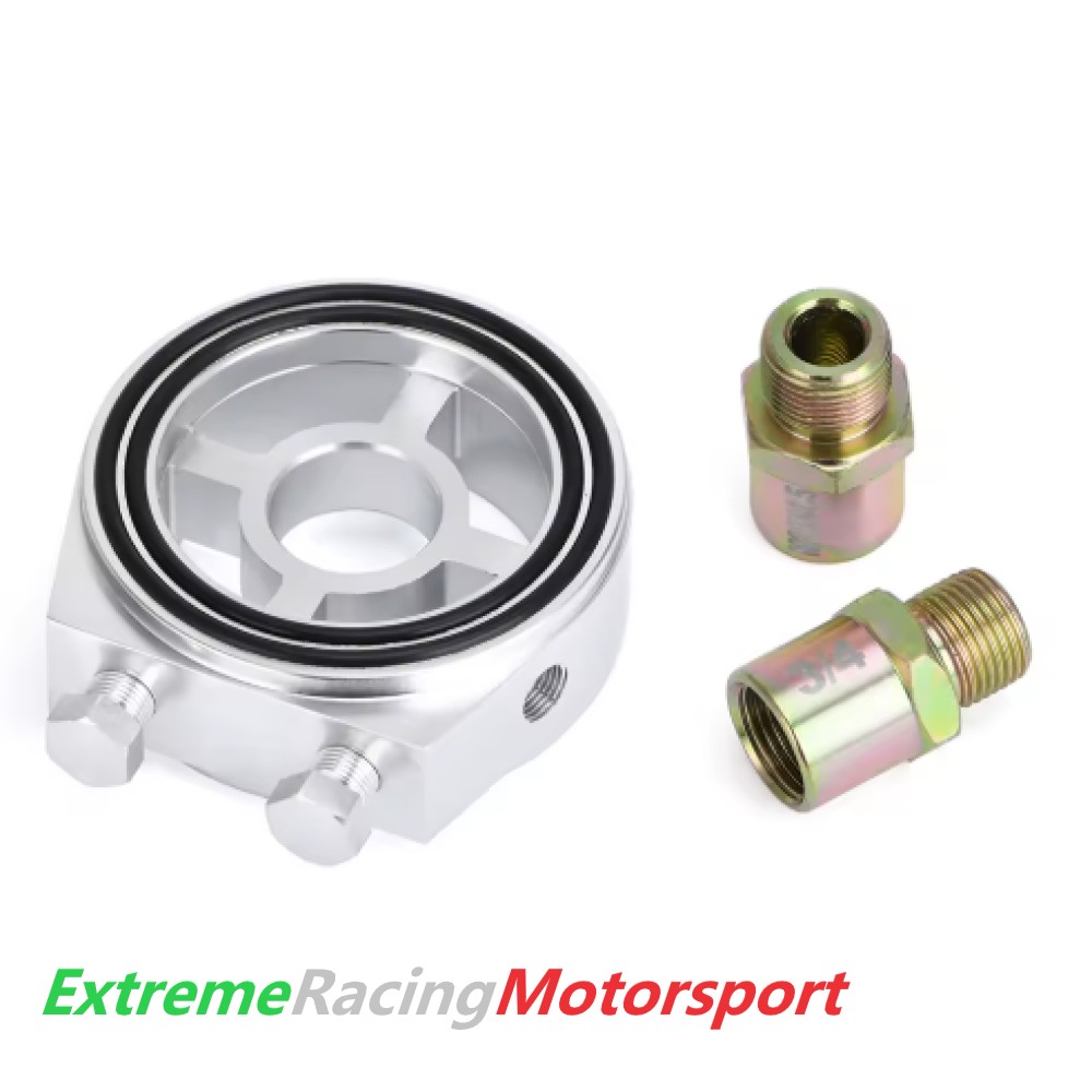 Xtreme Racing Impianto Carburante e Regolatori di Pressione adattatore sensori olio alluminio silver
