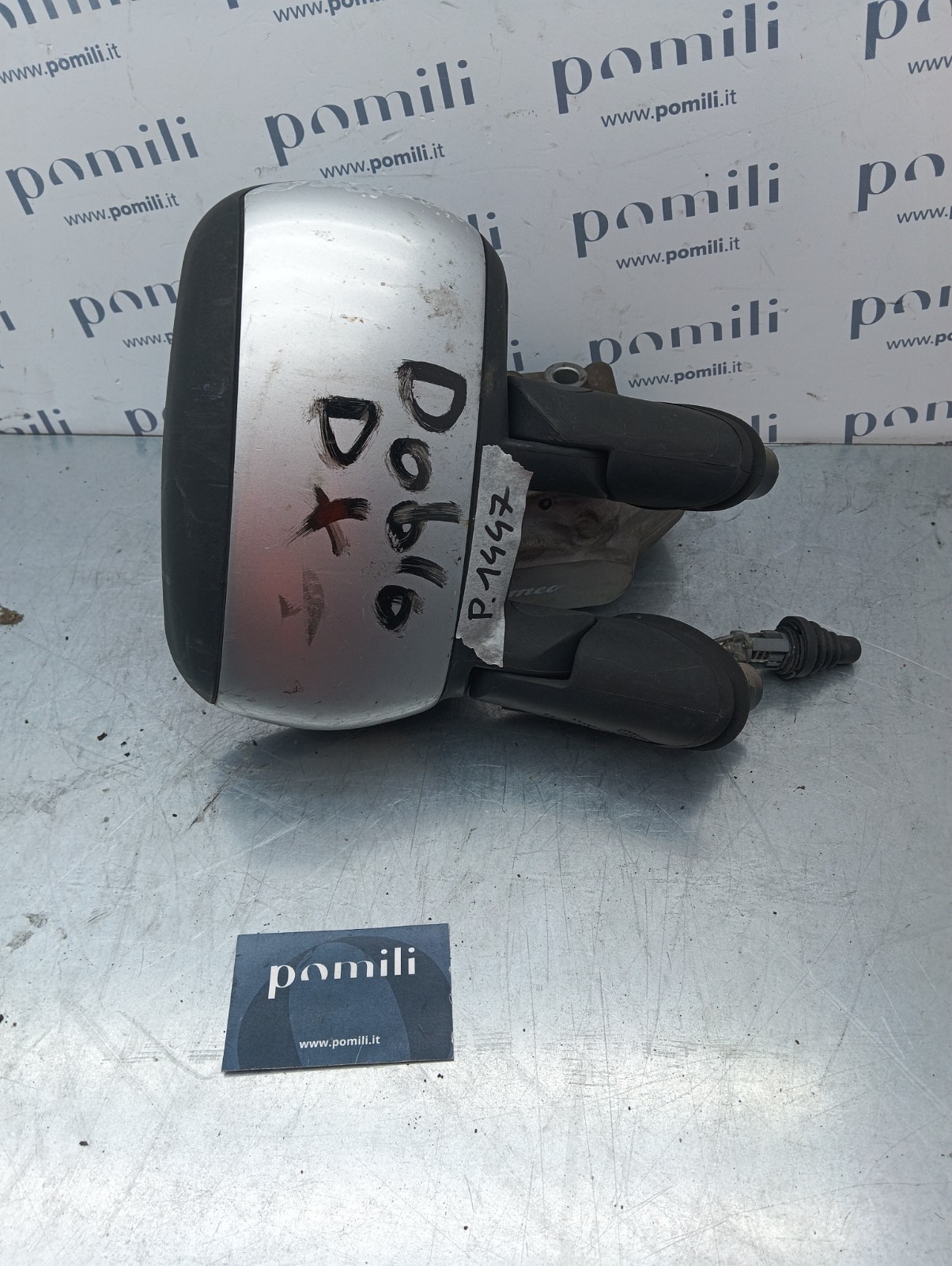 Pomili Cristalli Fiat Doblo specchio retrovisore destro manuale 0158099 usato