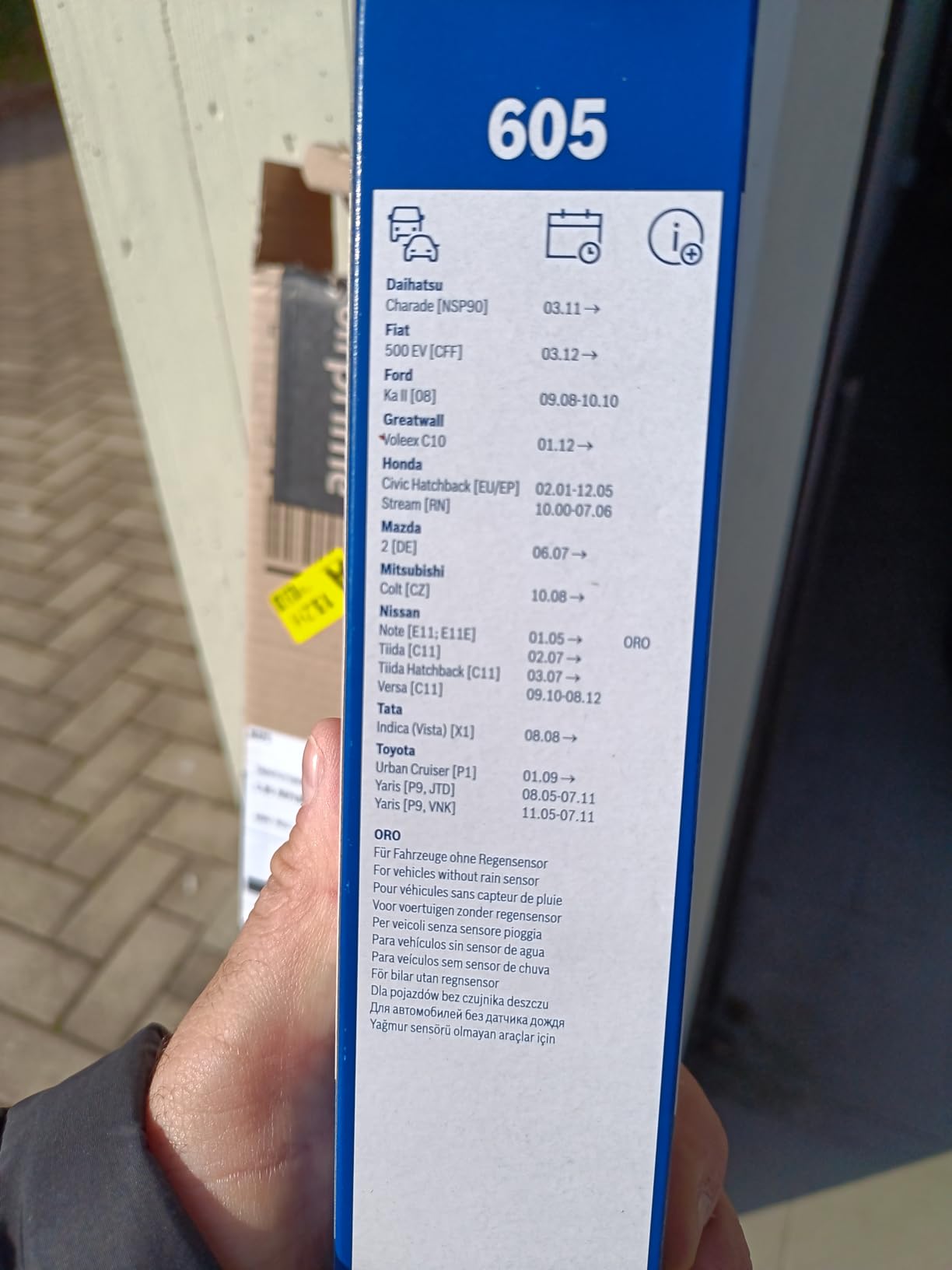 Bosch Spazzole tergicristallo 3397010270 anteriori 600/340 mm