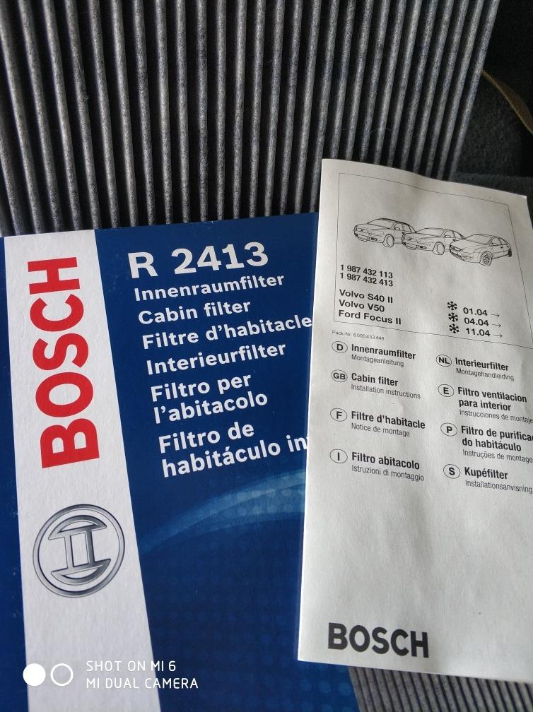 Bosch Filtri 1987432413 filtro abitacolo ai carboni attivi 1 pezzo antiodore