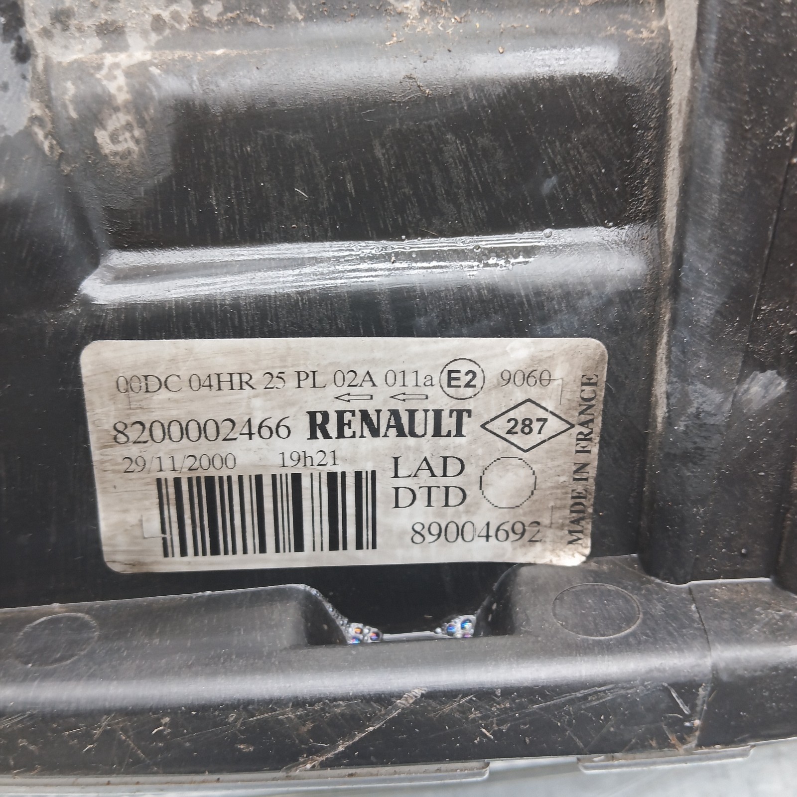 Pomili Fanaleria Faro anteriore Renault Laguna II 8200002466 destro Xenon