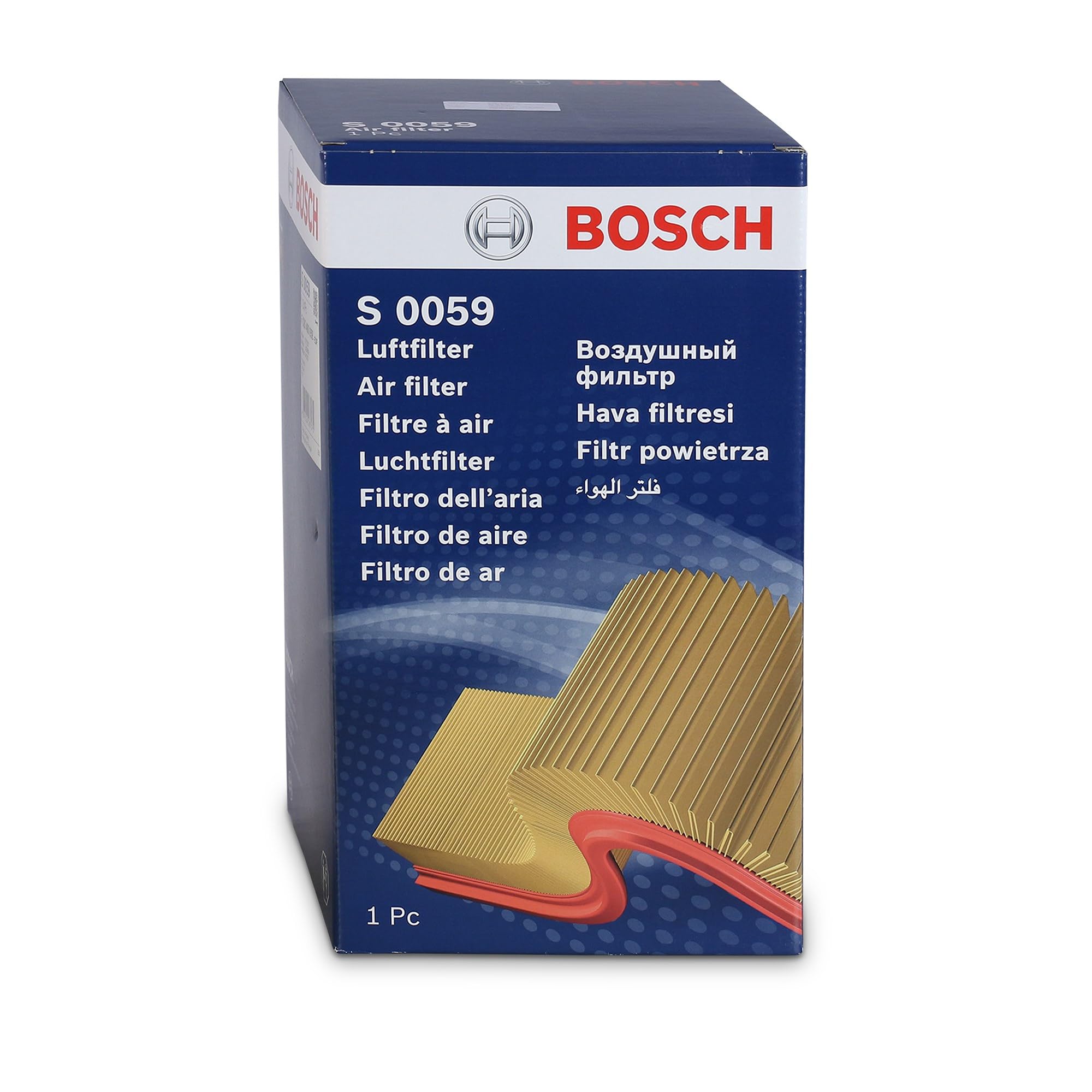 Bosch Filtri F026400059 filtro aria 1 pezzo per veicoli commerciali