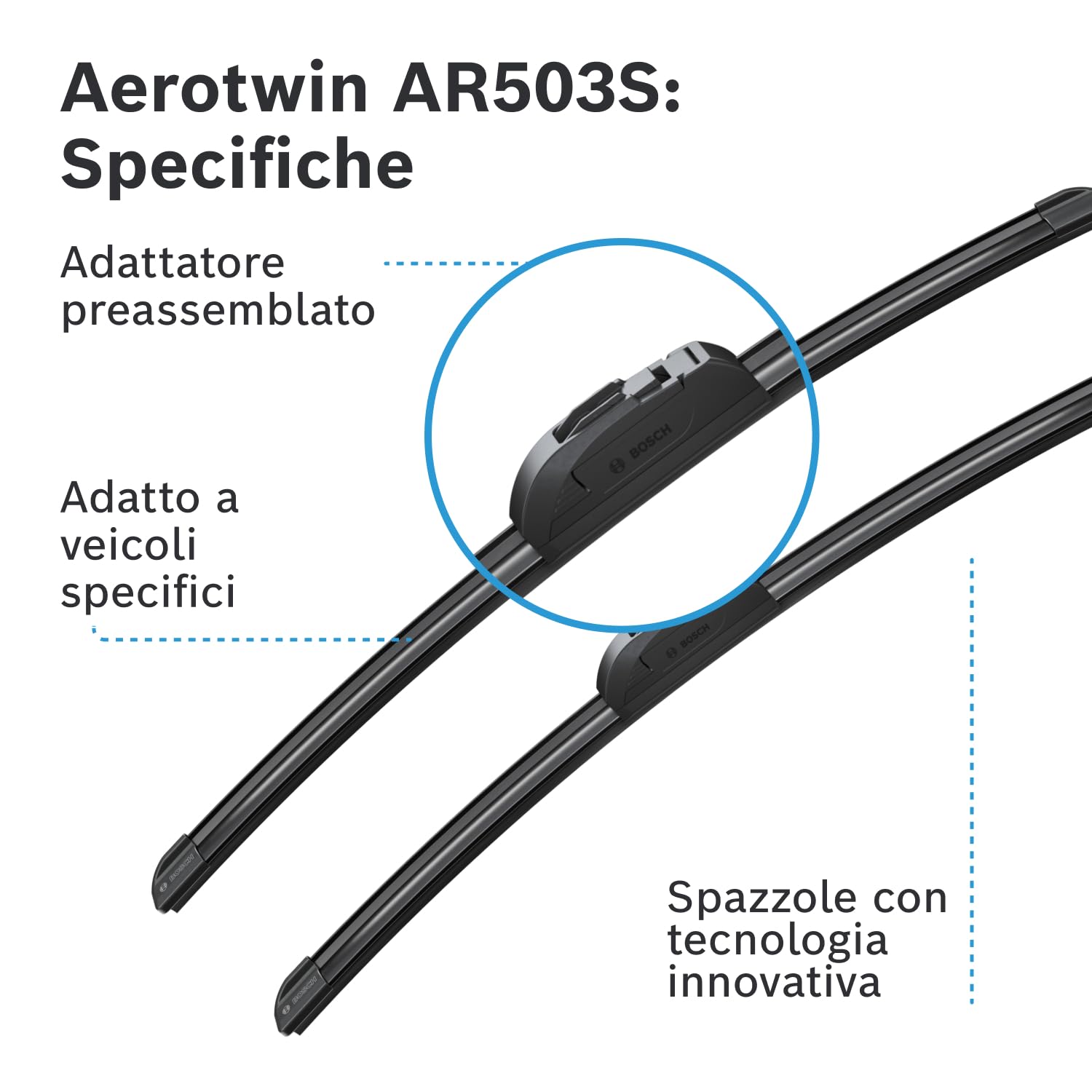 Bosch HCP Spazzole tergicristallo 3397118993 Aerotwin 500/475 mm