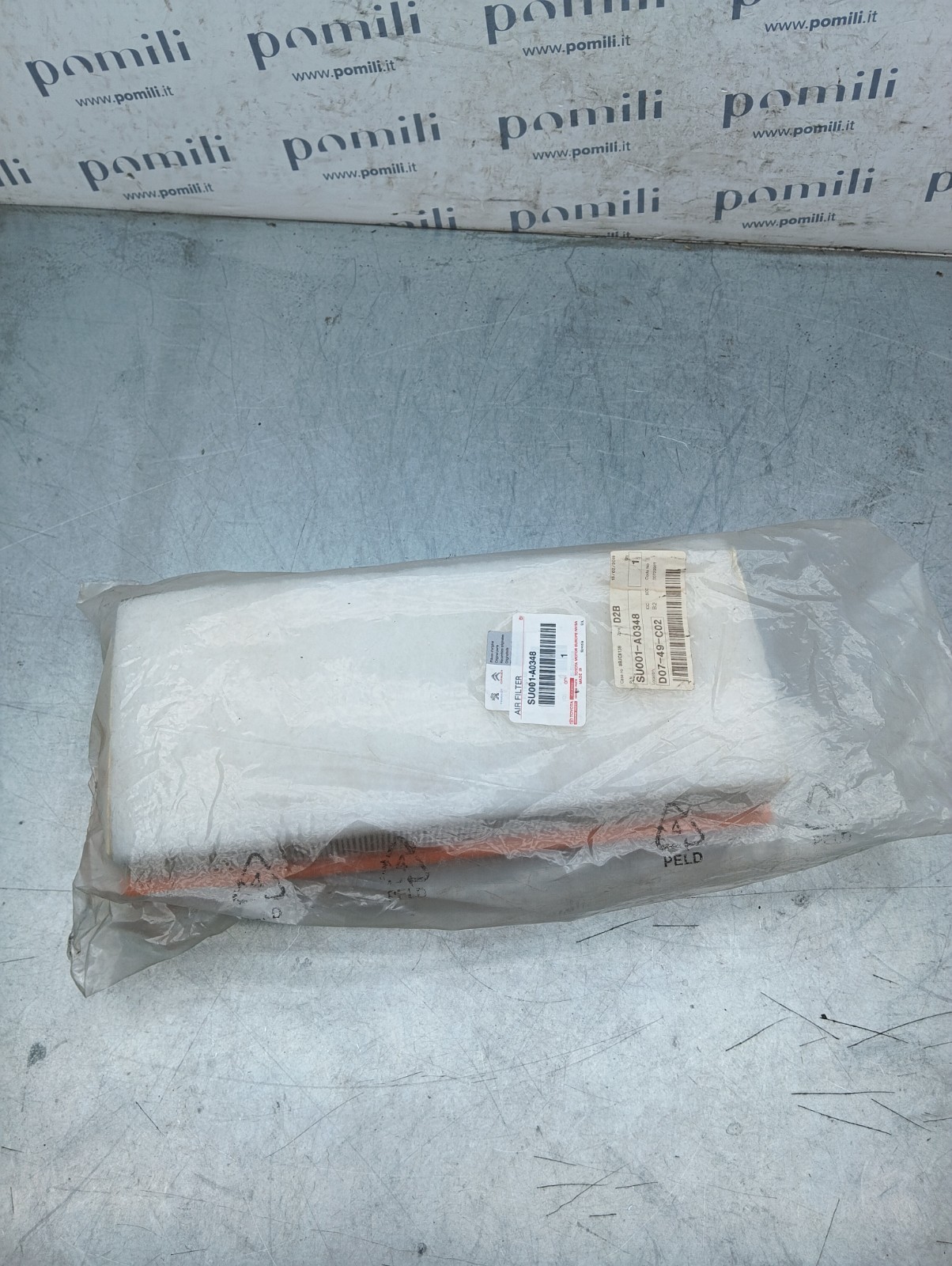 Pomili Alimentazione e scarico Filtro aria motore SU001-A0348 nuovo