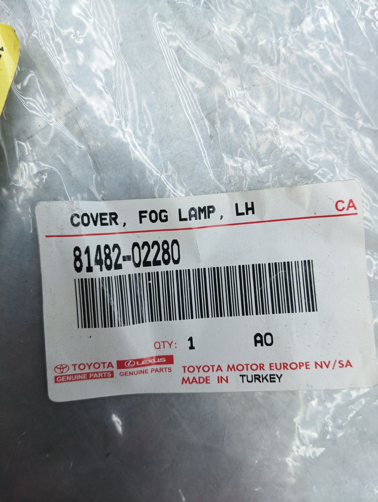 Pomili Fanaleria Cover fendinebbia anteriore sinistra Toyota Auris 81482-02280 nuova