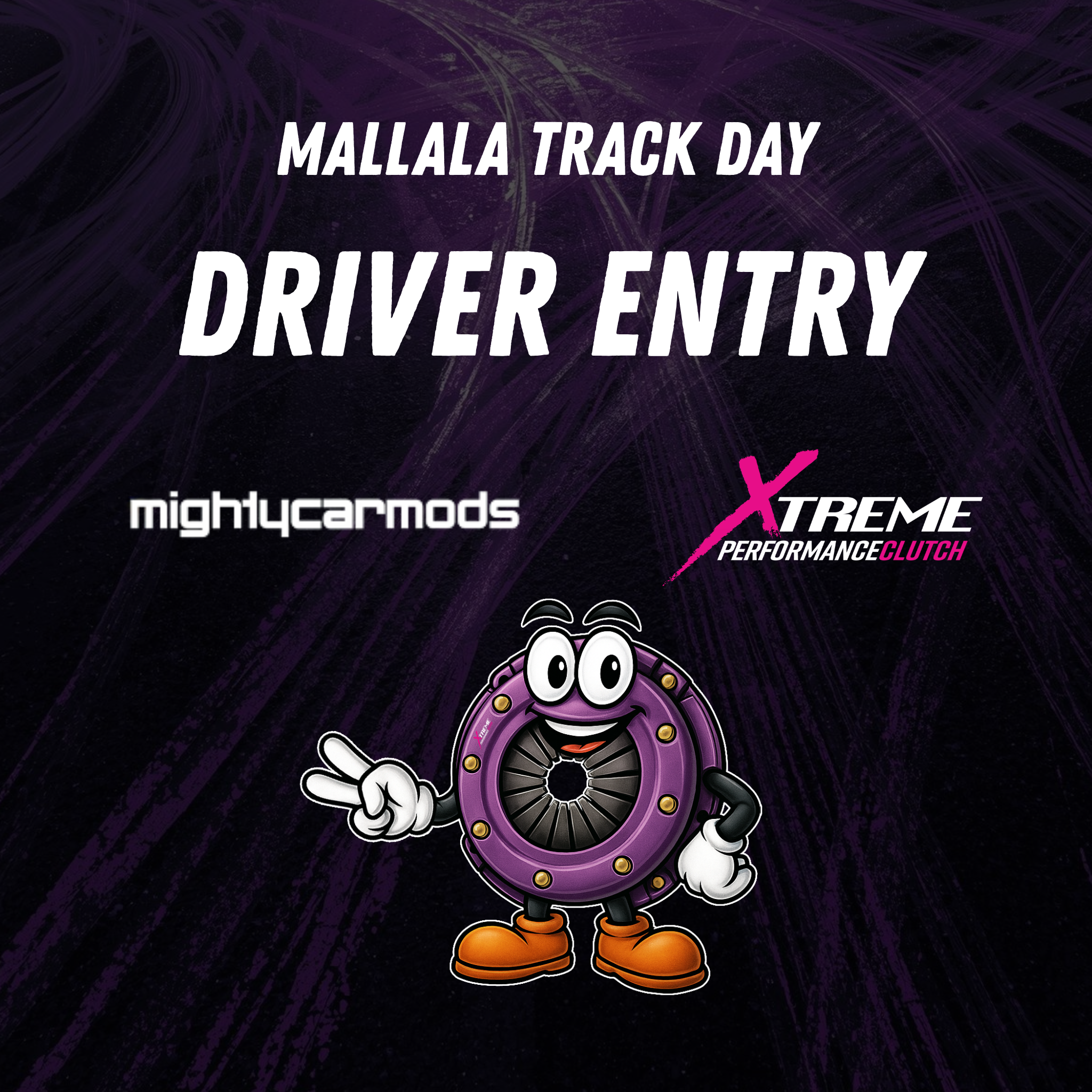 Xtreme Clutch MCM Track Day Driver Entry ingresso evento