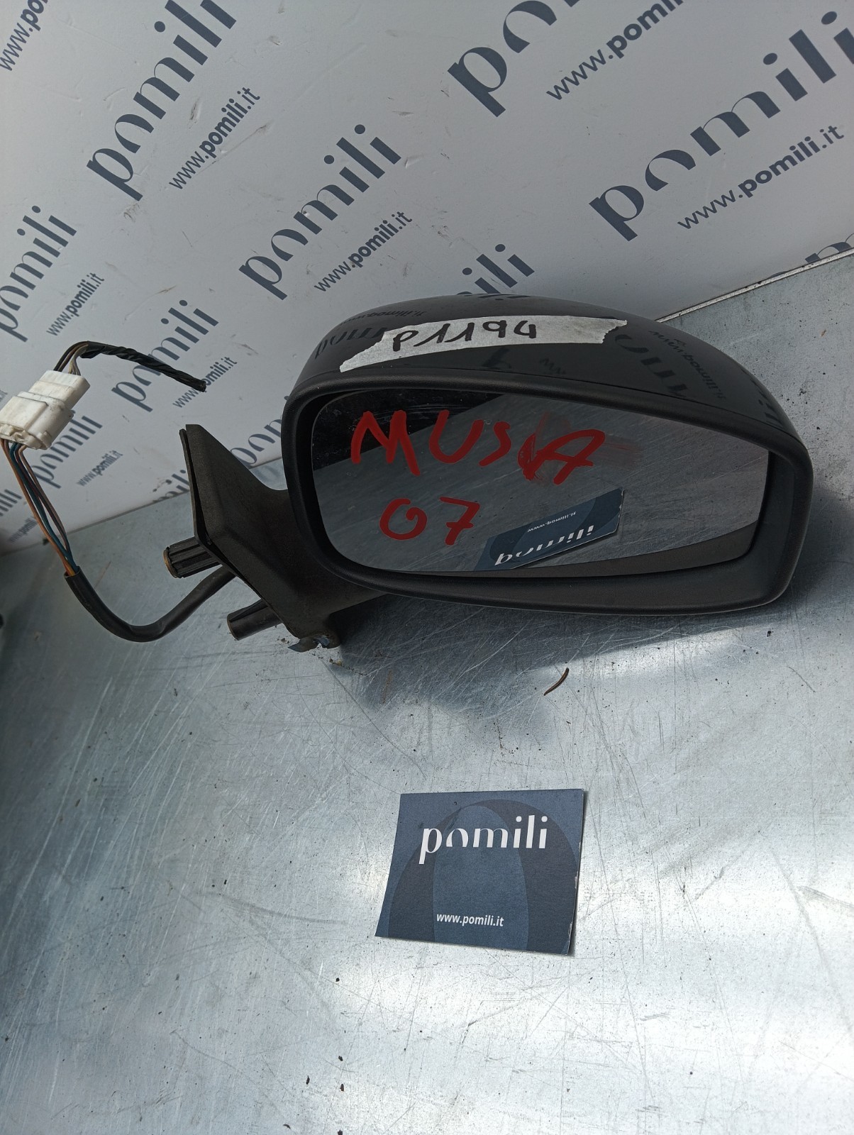 Pomili Cristalli LANCIA MUSA 2007 SPECCHIETTO DESTRO 5 PIN 0158460 usato