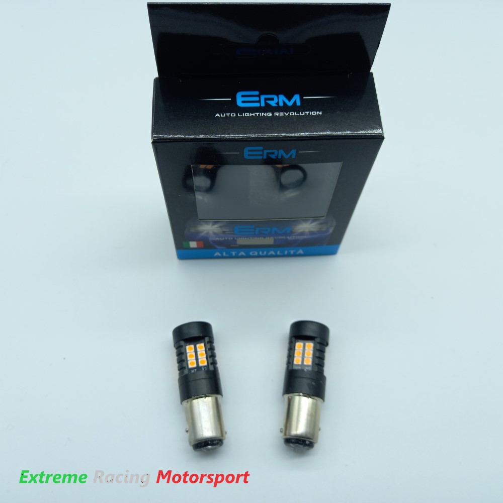 Xtreme Racing Lampadine LED 1157 BAY15D P21/5W rosse 12 V coppia