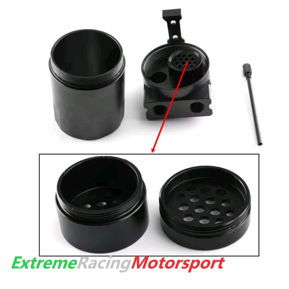 Xtreme Racing Filtri Olio Serbatoio con filtro RVO Black recupero vapori olio