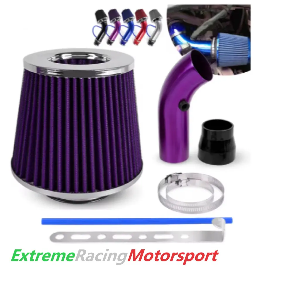 Xtreme Racing Filtri Aria Kit Filtro Aria Aspirazione Diretta Viola 76 mm