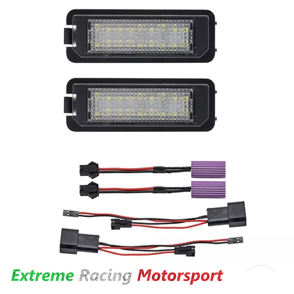 Xtreme Racing Accessori LED Placchette targa Volkswagen Phaeton 2001-2016 12 V coppia