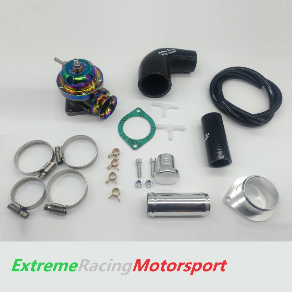 Xtreme Racing Impianto Carburante e Regolatori di Pressione Kit Completo Valvola Pop Off ERM RS Multicolor/Black Abarth 500 regolabile