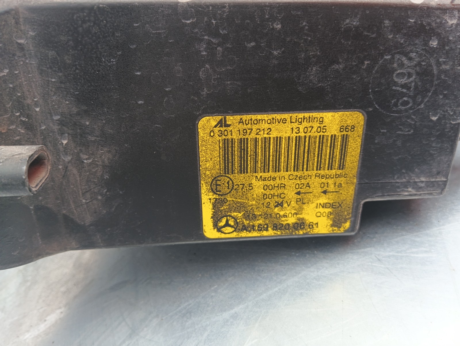 Pomili Fanaleria Mercedes-Benz W169 faro A1698200661 usato