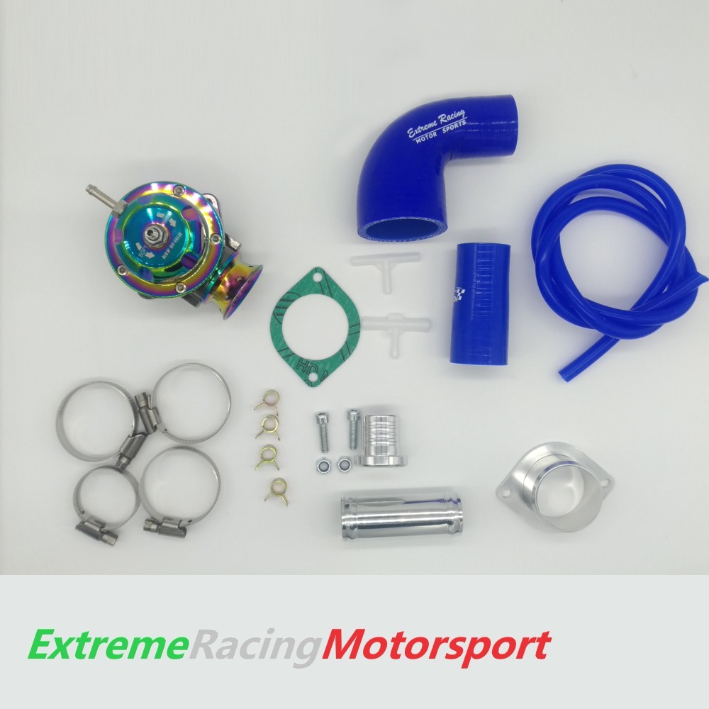 Xtreme Racing Impianto Carburante e Regolatori di Pressione Kit Valvola Pop Off ERM RS Abarth 500 multicolor blu