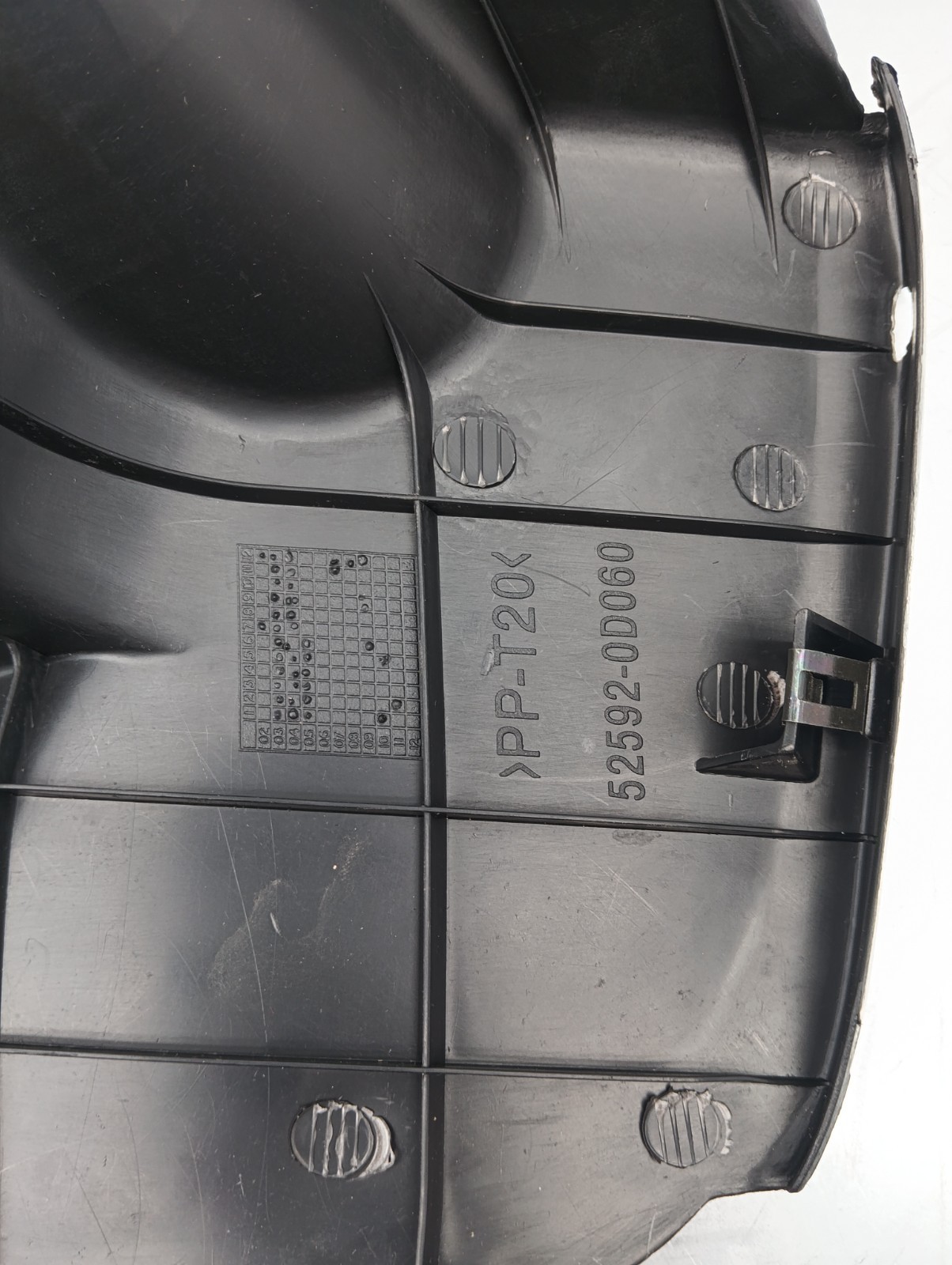Pomili Paraurti posteriore 52592-0D060 guarnizione destra Toyota Yaris