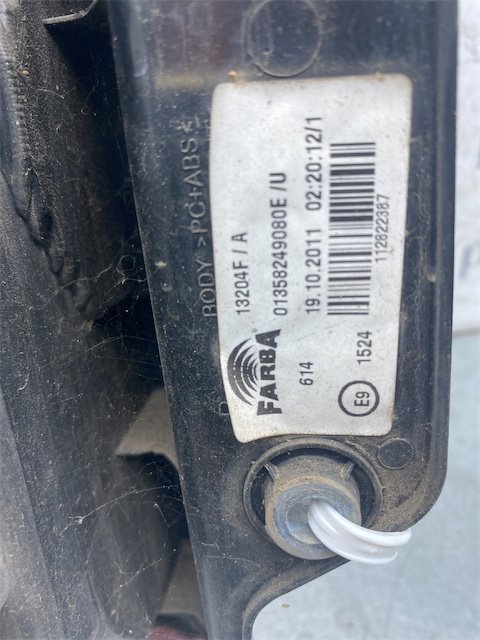 Pomili Fanaleria Fiat Qubo 3N fanale posteriore destro