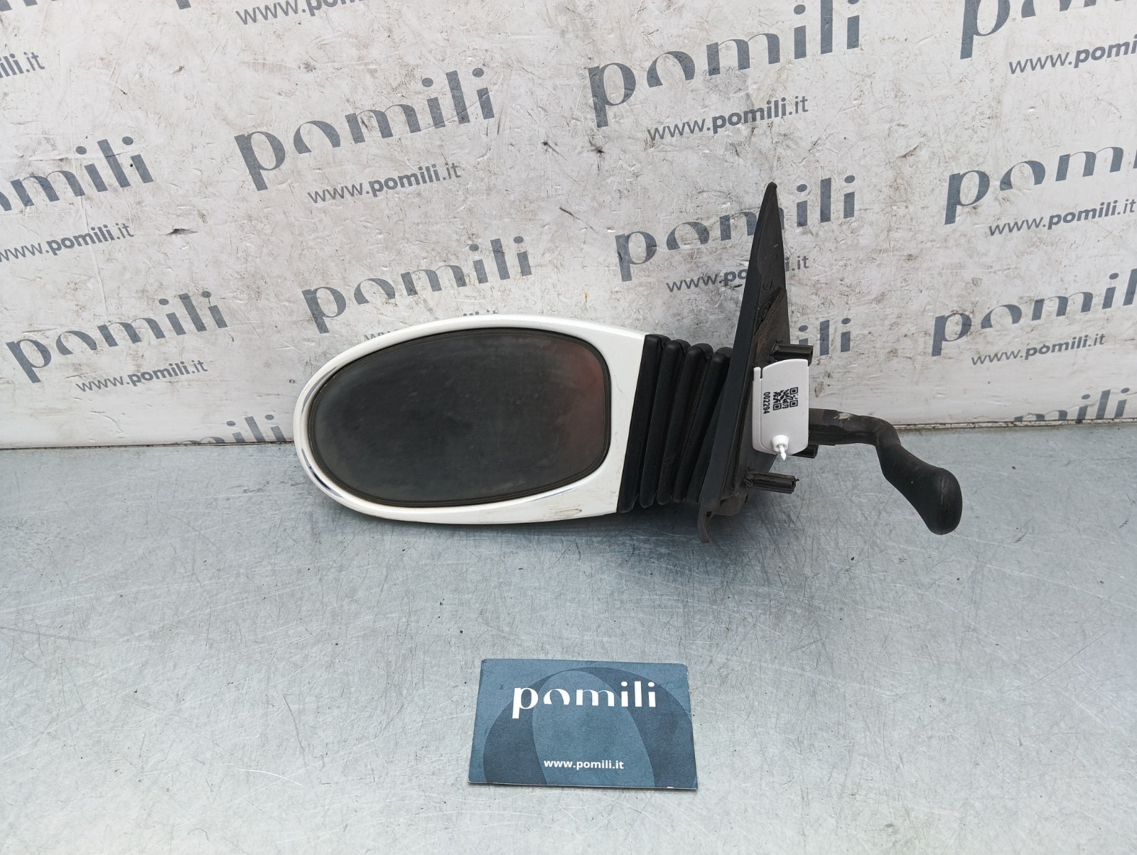 Pomili Cristalli Fiat 600 specchietto sinistro usato OEM 021073