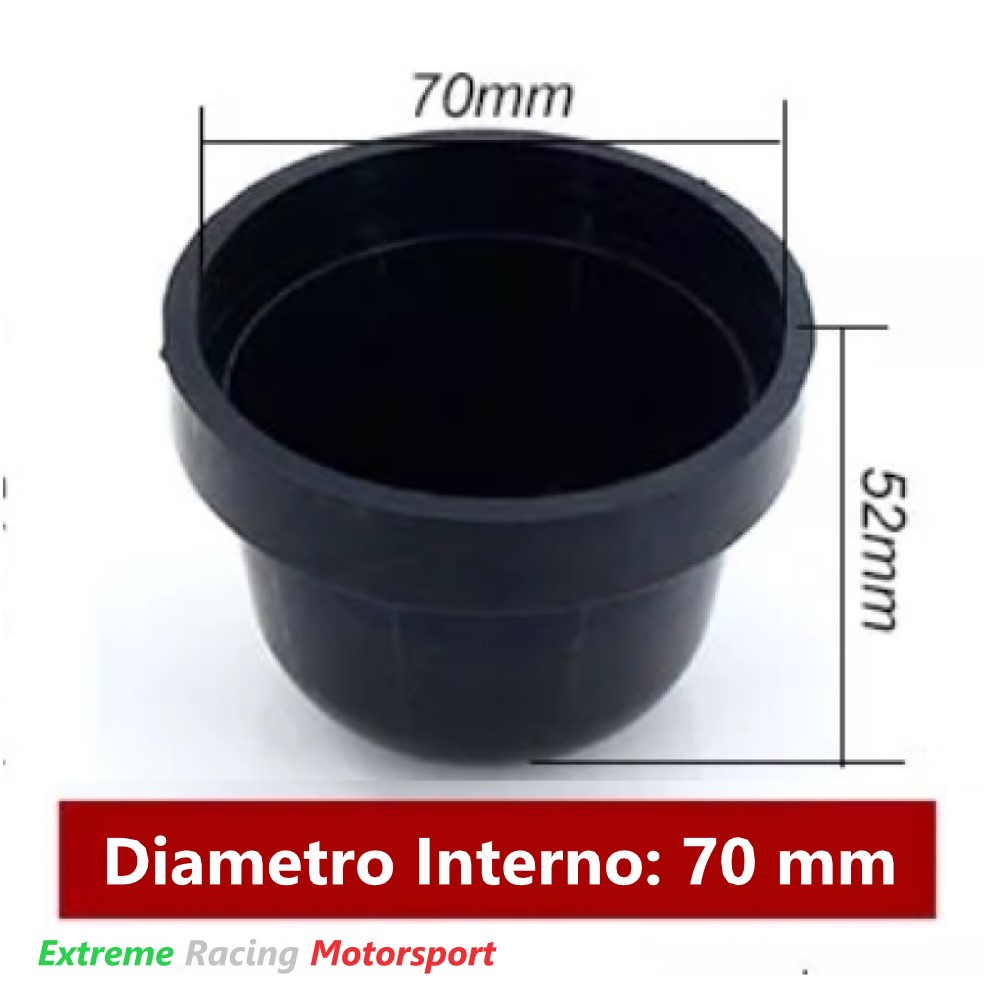 Xtreme Racing Accessori per Illuminazione LED Tappi maggiorati fari 70 mm con Caps Valve coppia