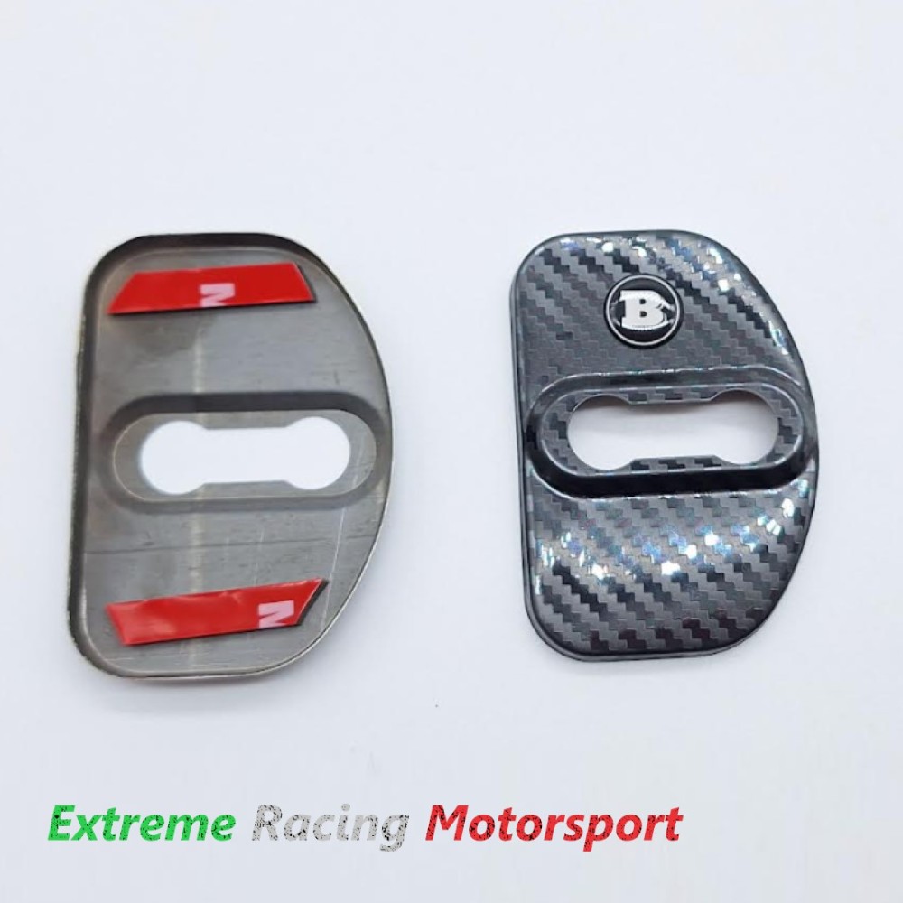 Xtreme Racing Decorazioni Auto e Adesivi Cornici Serrature Carbon Look Brabus