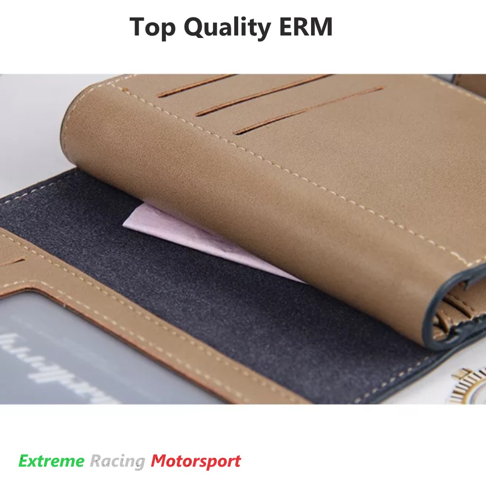 Xtreme Racing Portafogli e Articoli in Ecopelle Typ 1 Brown portafoglio ecopelle marrone logo metallico