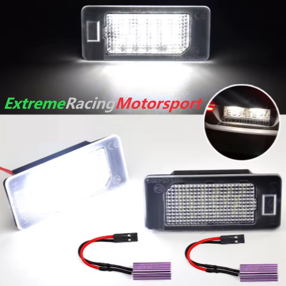 Xtreme Racing Accessori per Illuminazione LED Skoda Octavia III 13-19 placchette luci targa coppia 12 V