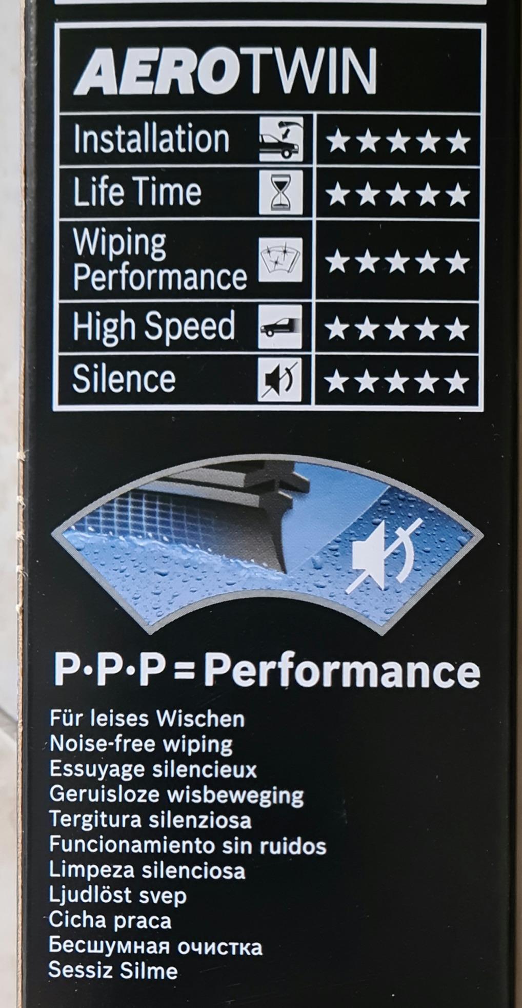Bosch Spazzole tergicristallo AM466S Aerotwin set 2 pezzi anteriori aerodinamiche