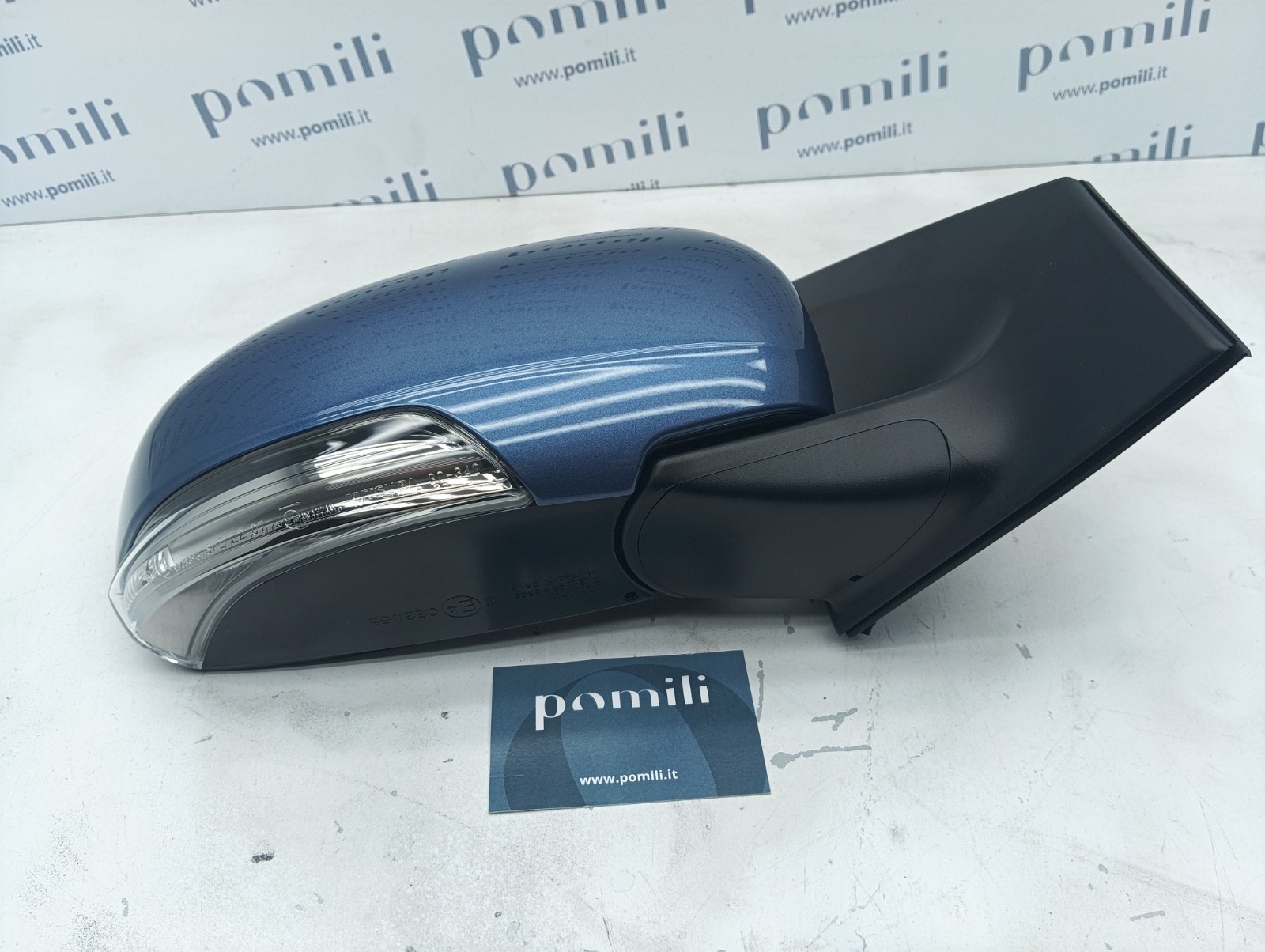 Pomili Cristalli Prius 3ª serie specchietto destro blu metallizzato