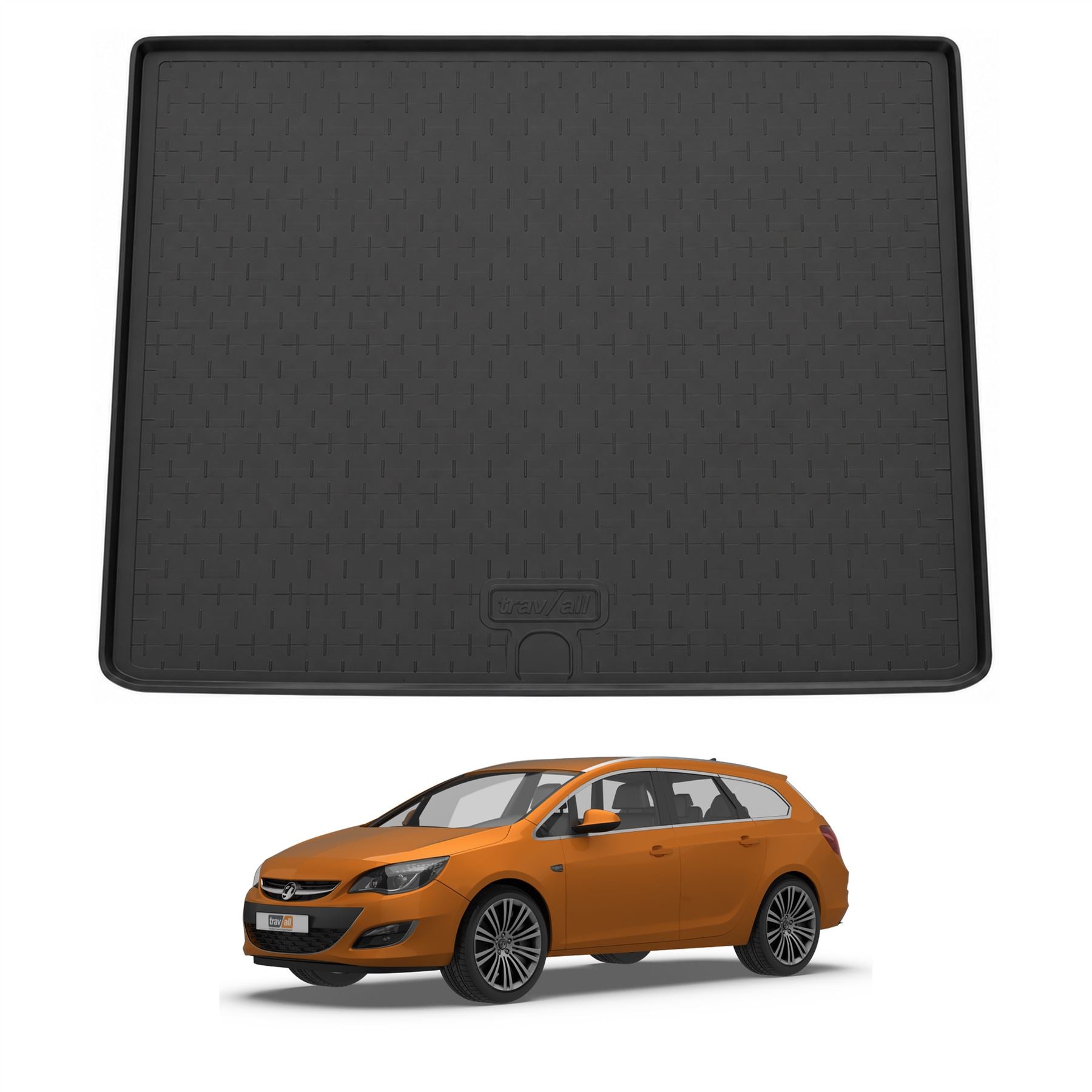 Travall Trunk Liners Vauxhall Astra 2010-2015 tappetino bagagliaio gomma