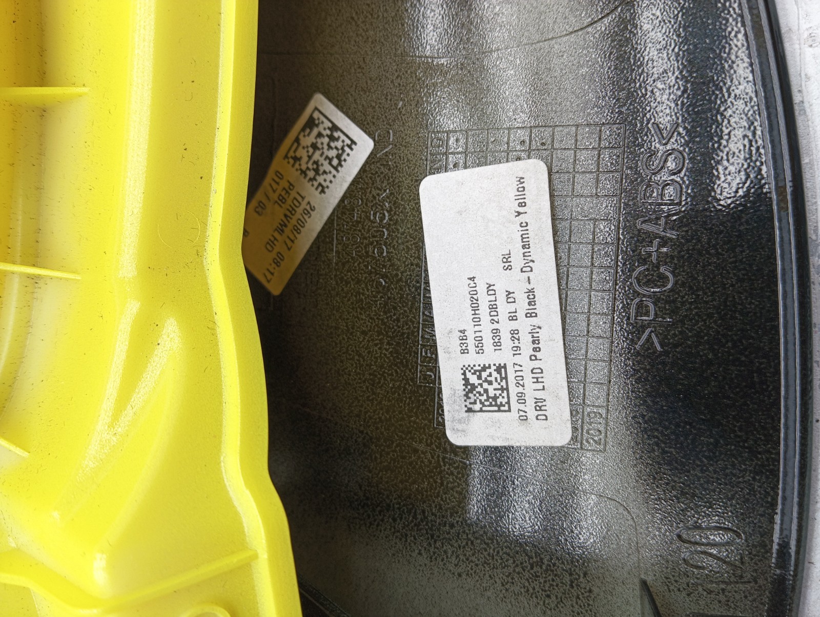 Pomili Climatizzazione modanatura bocchetta Toyota Aygo destra 550110H020C4 nuova