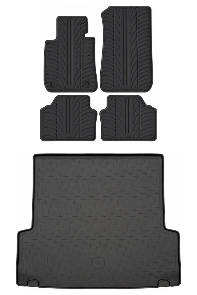 Travall Bundles BMW 3 Series tappetini e vasca baule in gomma 2005-2012