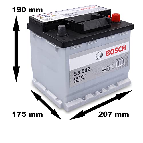 Bosch HCP Batterie S3 002 batteria auto 12V 45Ah 400A