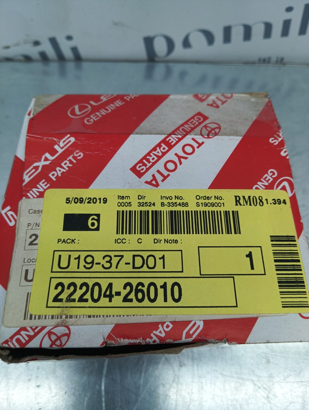 Pomili Elettronica/batteria ibride 22204-26010 sensore aria motore usato