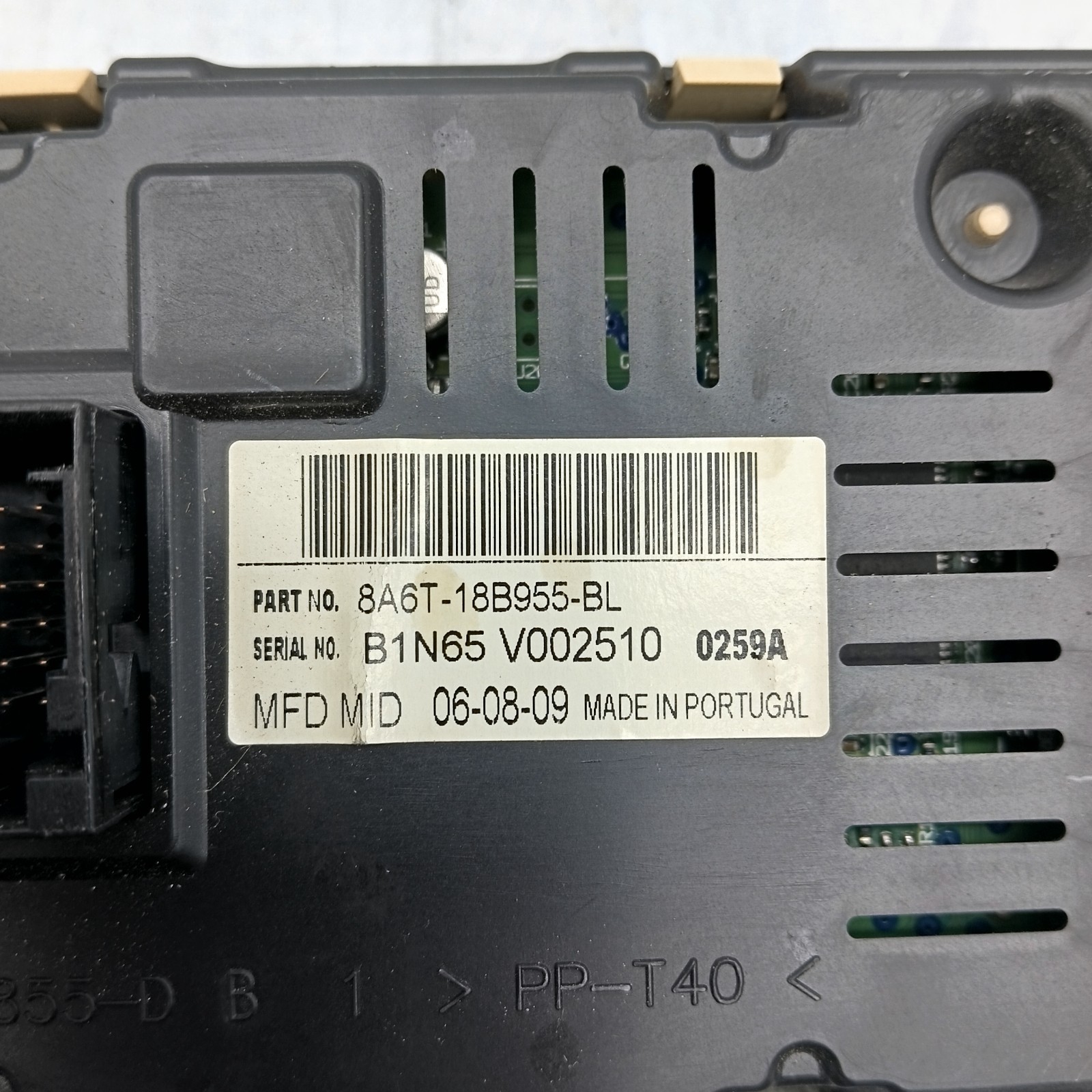Pomili Elettronica/batteria ibride VP8A6F-10A855-D display centrale monocromatico