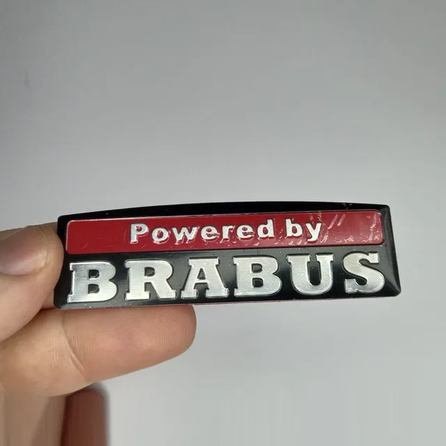 Xtreme Racing Decorazioni Auto e Adesivi Stemma Interno Powered by Brabus Black adesivo ABS